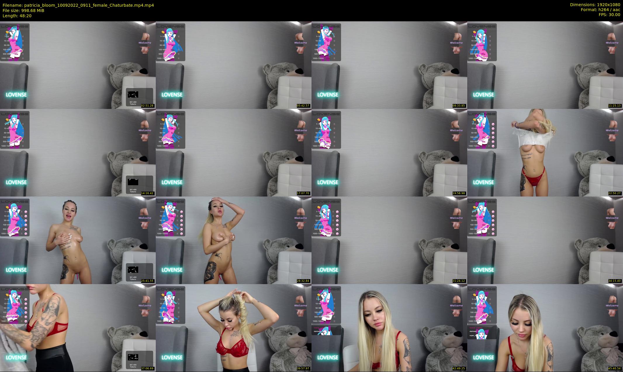 patricia_bloom — 49 minute Chaturbate female cam show recording, 1080p, Sep 10, 2022