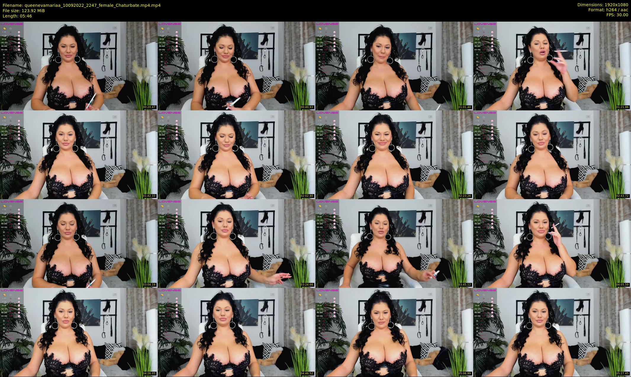 queenevamariaa — 6 minute Chaturbate female cam show recording, 1080p, Sep 10, 2022