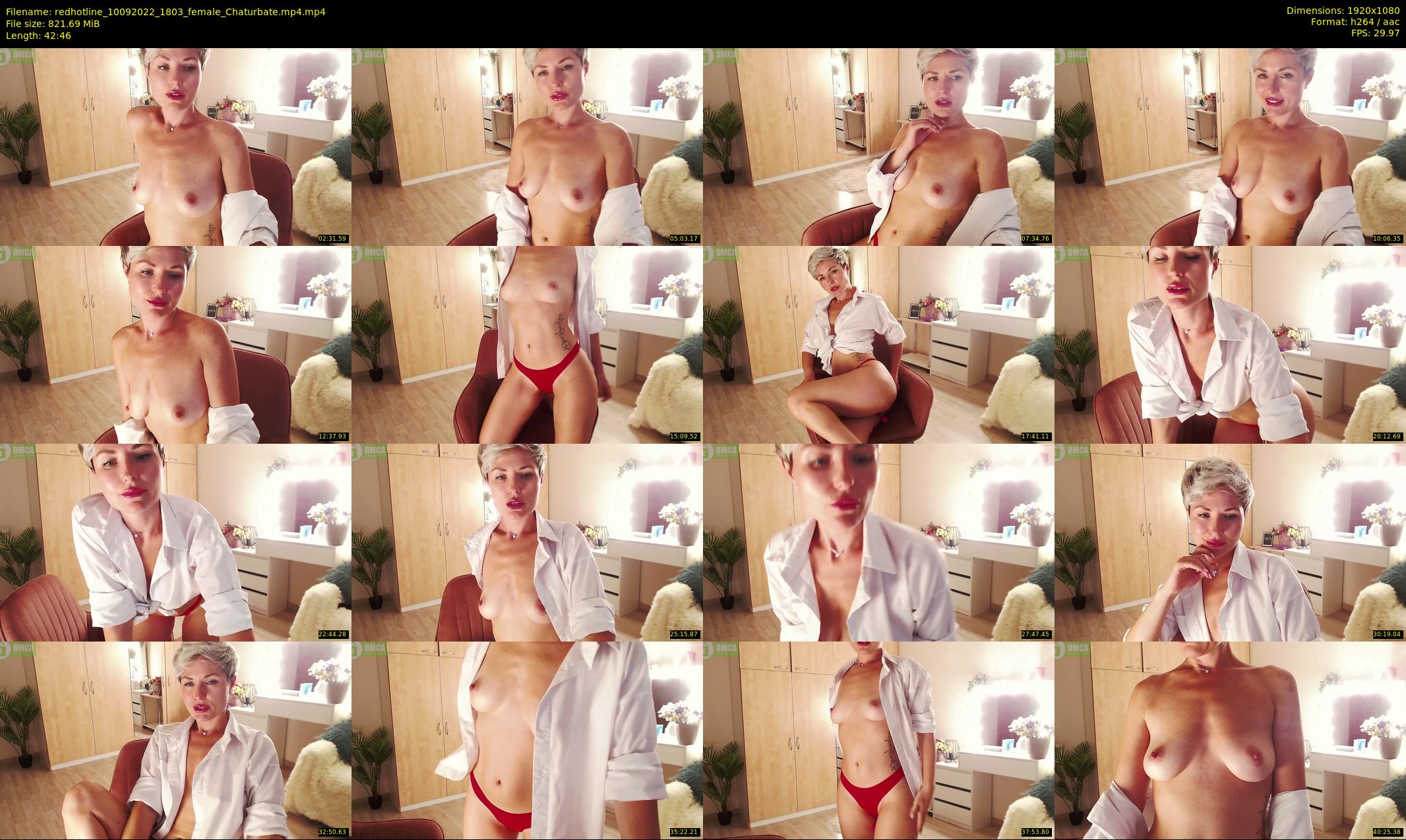 redhotline — 43 minute Chaturbate female cam show recording, 1080p, Sep 10, 2022