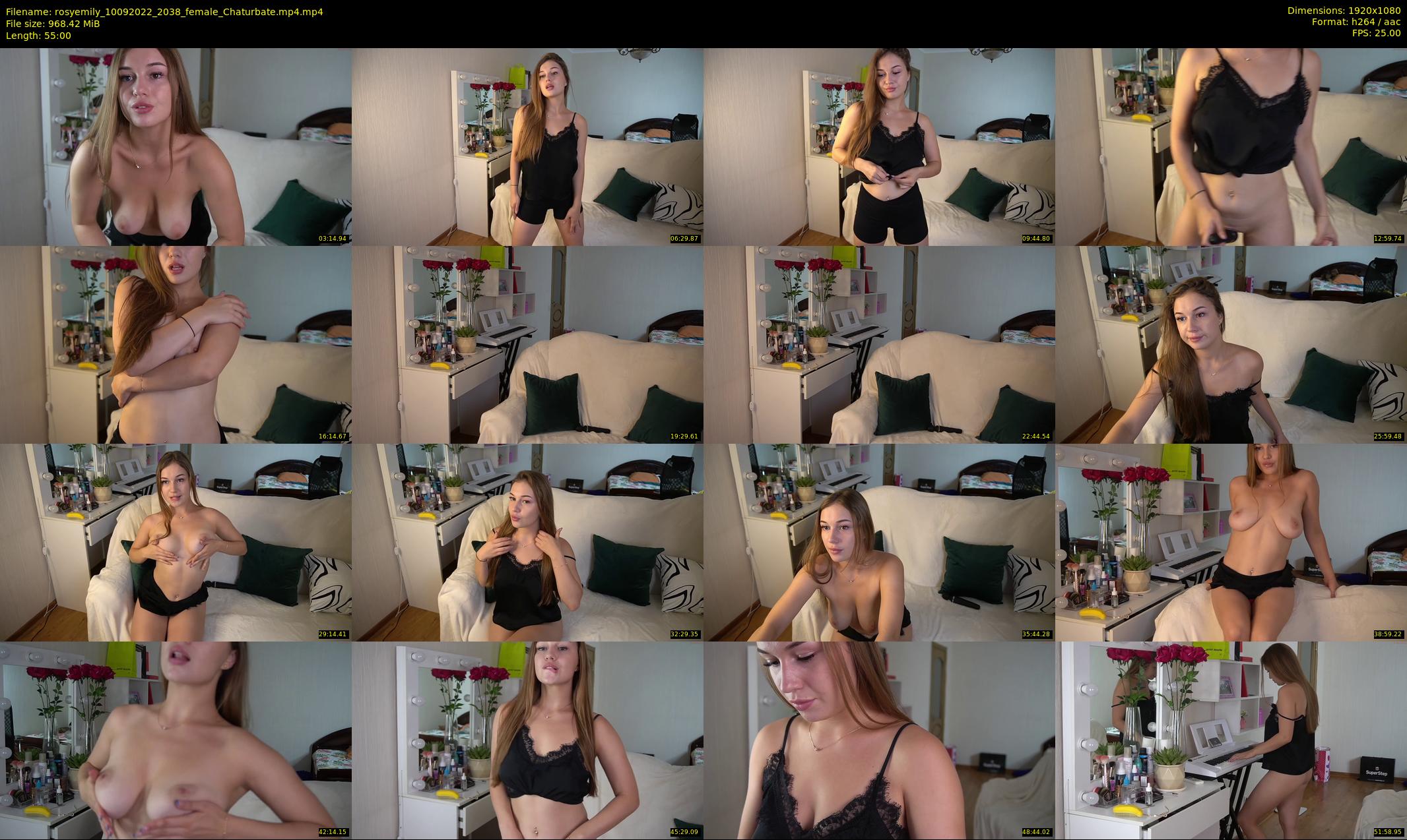 rosyemily — 55 minute Chaturbate female cam show recording, 1080p, Sep 10, 2022