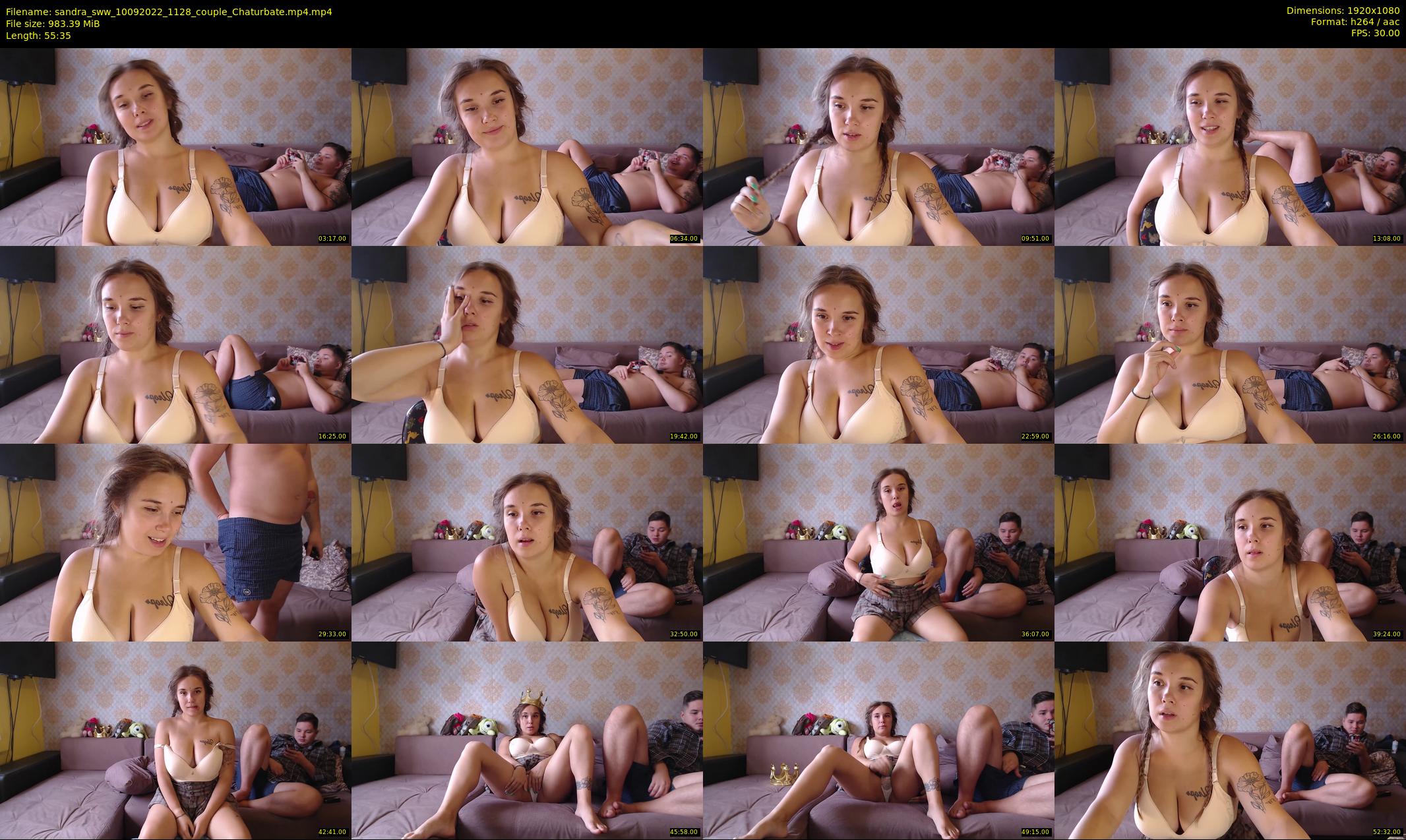 sandra_sww — 56 minute Chaturbate couple cam show recording, 1080p, Sep 10, 2022