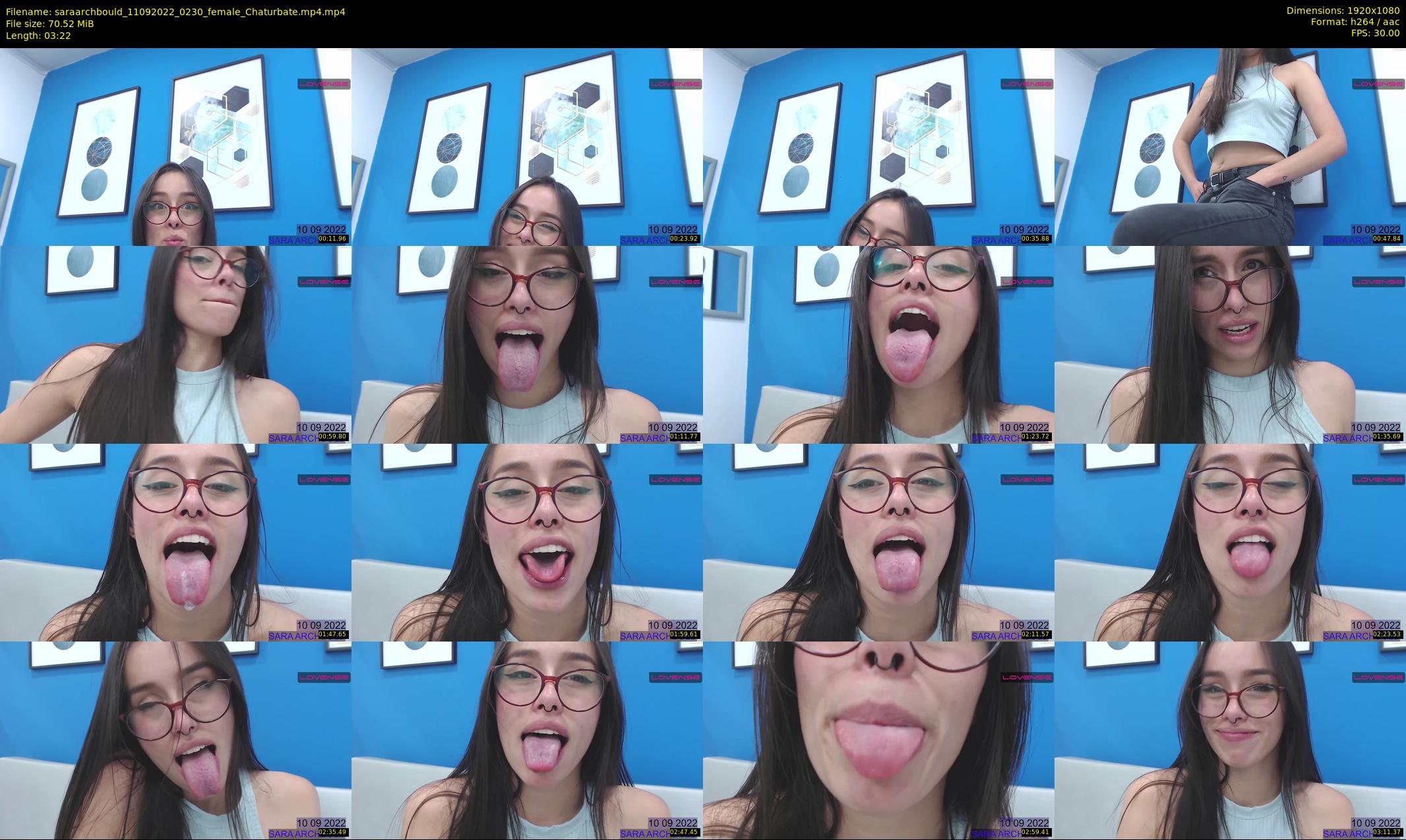 saraarchbould — 4 minute Chaturbate female cam show recording, 1080p, Sep 11, 2022