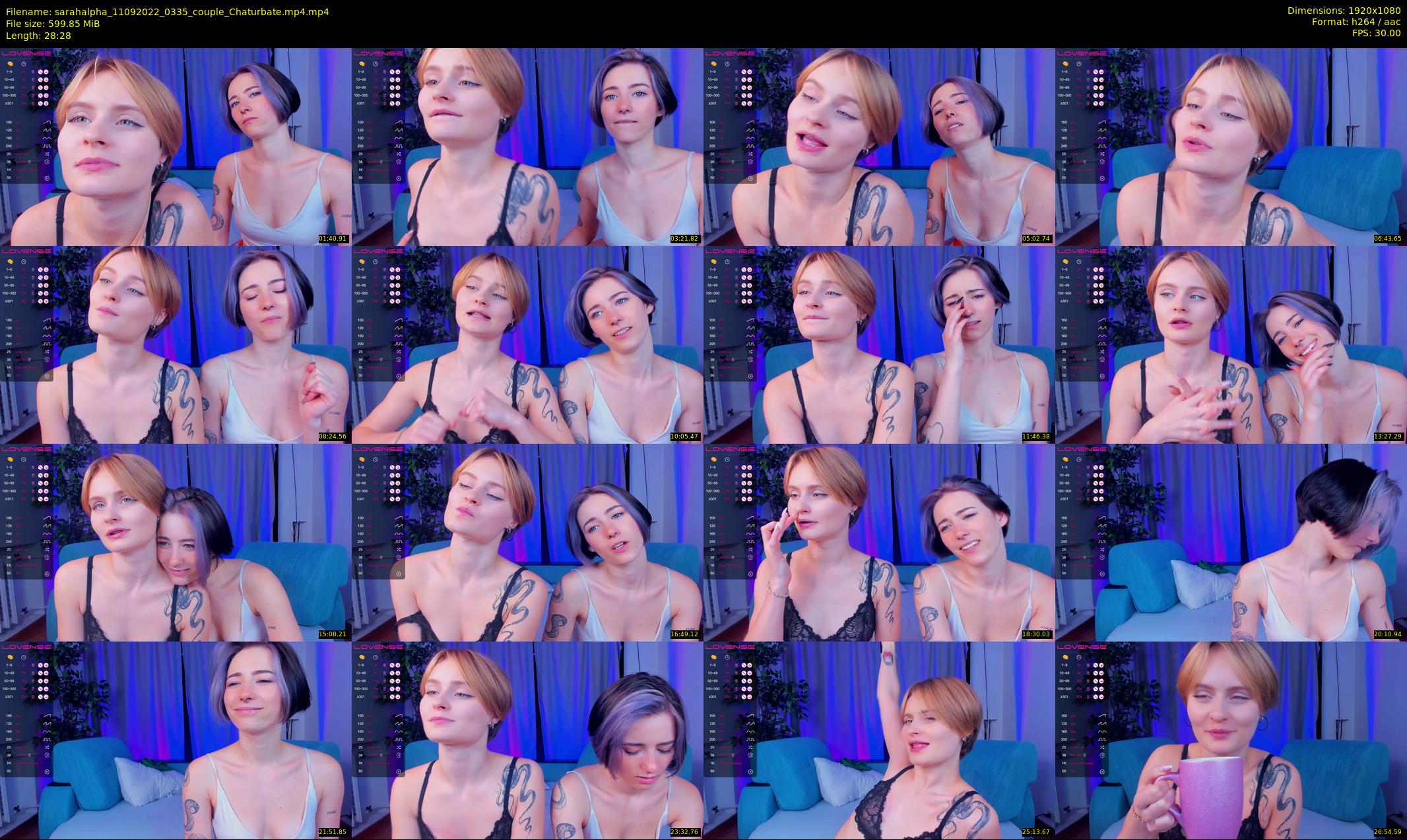 sarahalpha — 29 minute Chaturbate couple cam show recording, 1080p, Sep 11, 2022