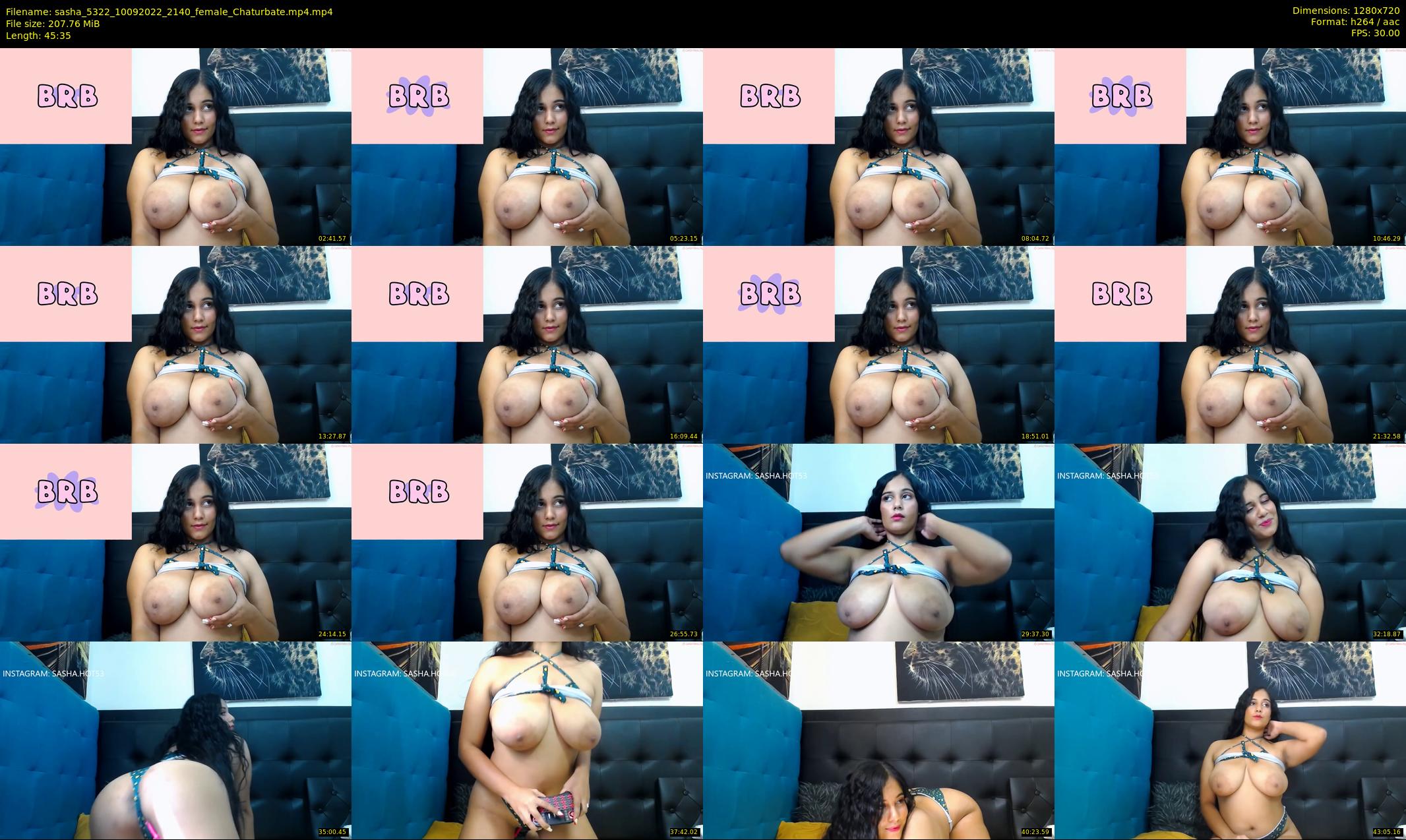 sasha_5322 — 46 minute Chaturbate female cam show recording, 720p, Sep 10, 2022
