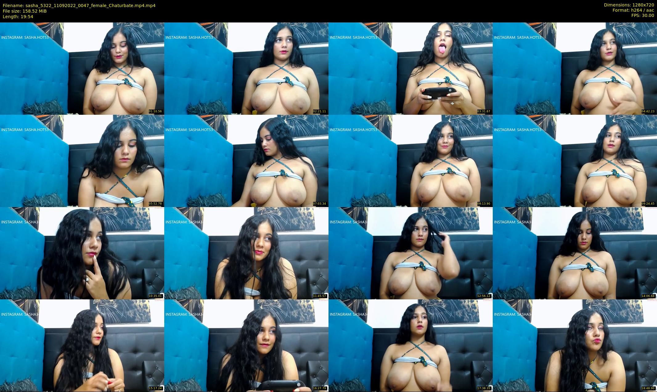 sasha_5322 — 20 minute Chaturbate female cam show recording, 720p, Sep 11, 2022