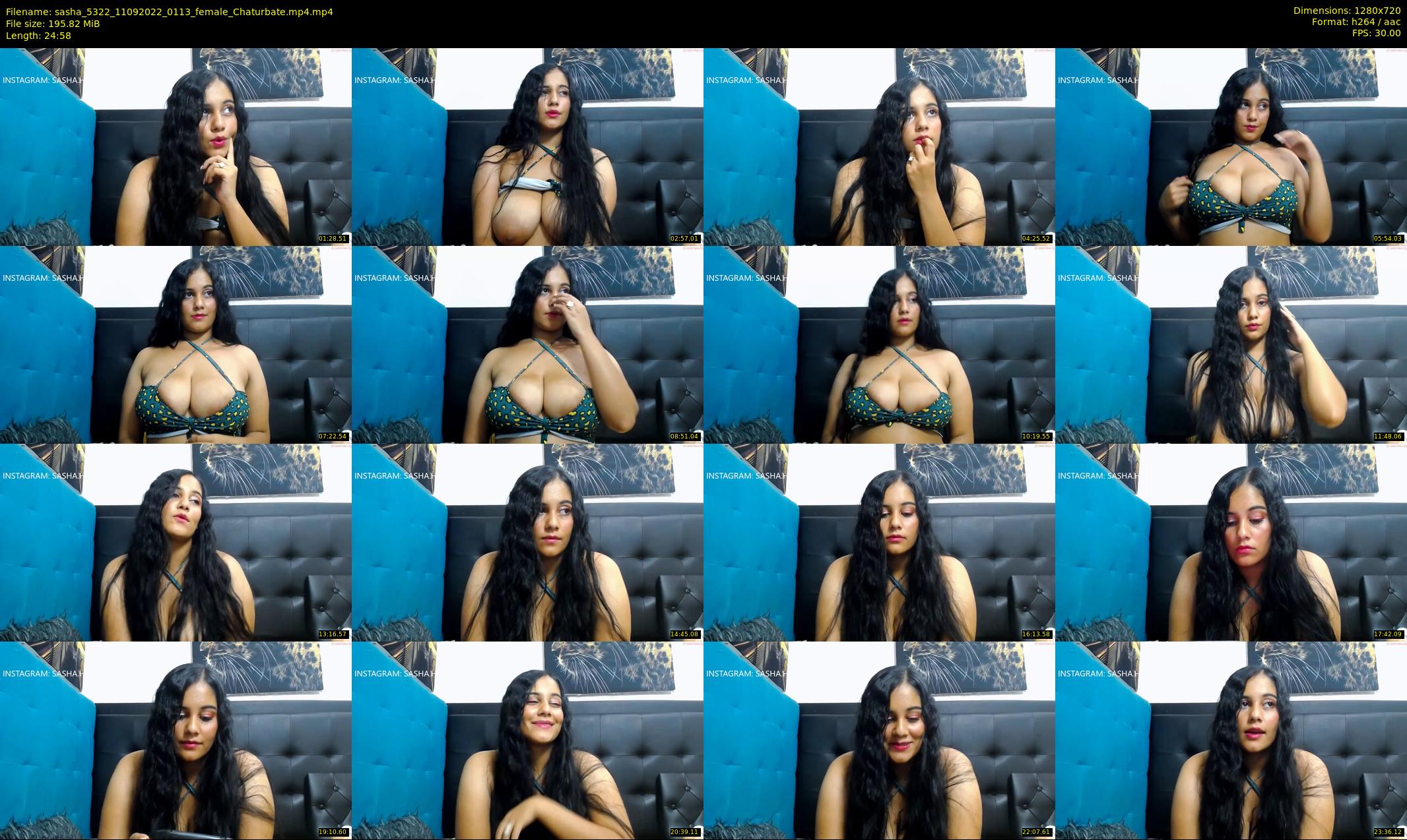 sasha_5322 — 25 minute Chaturbate female cam show recording, 720p, Sep 11, 2022
