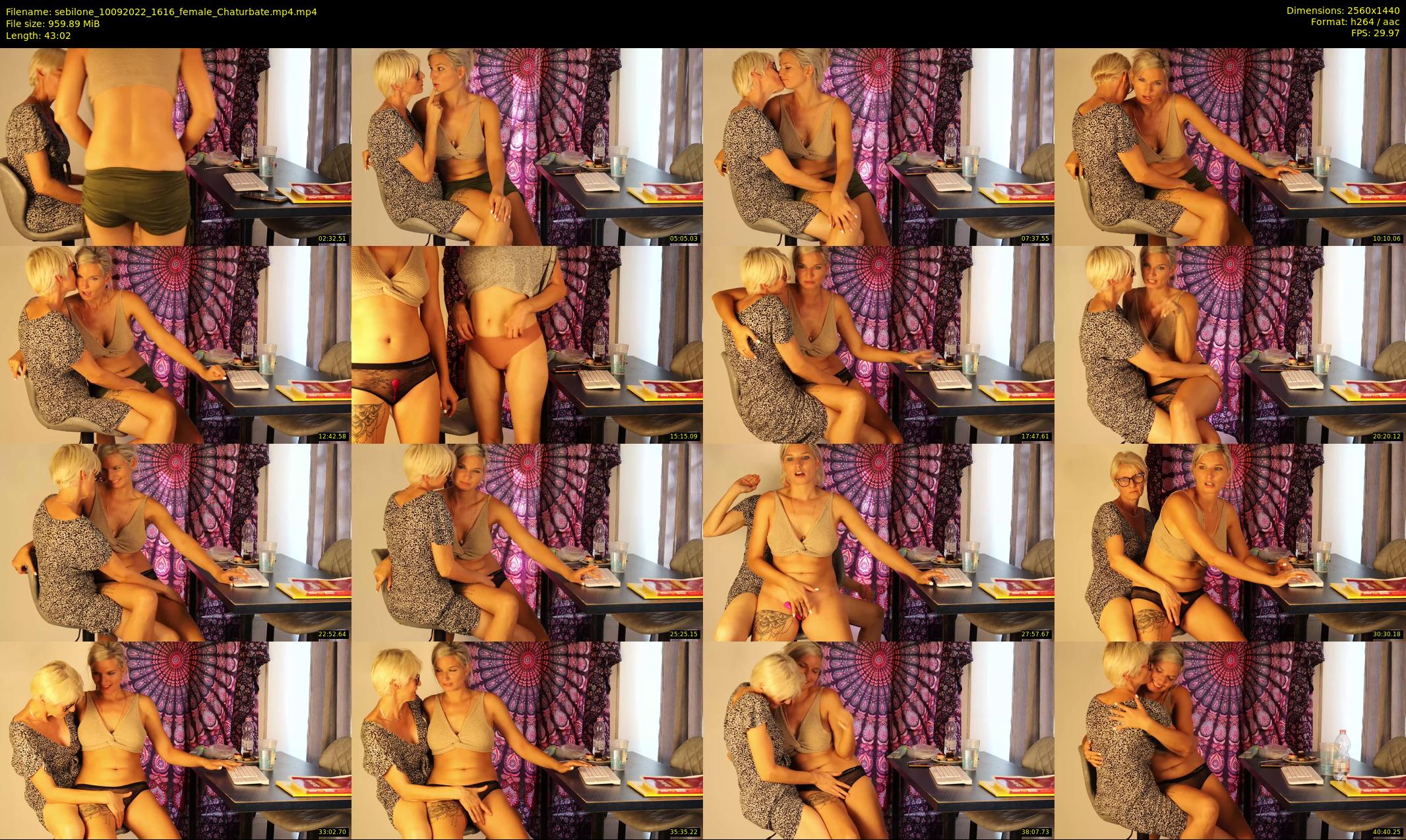 sebilone — 44 minute Chaturbate couple cam show recording, 1080p, Sep 10, 2022