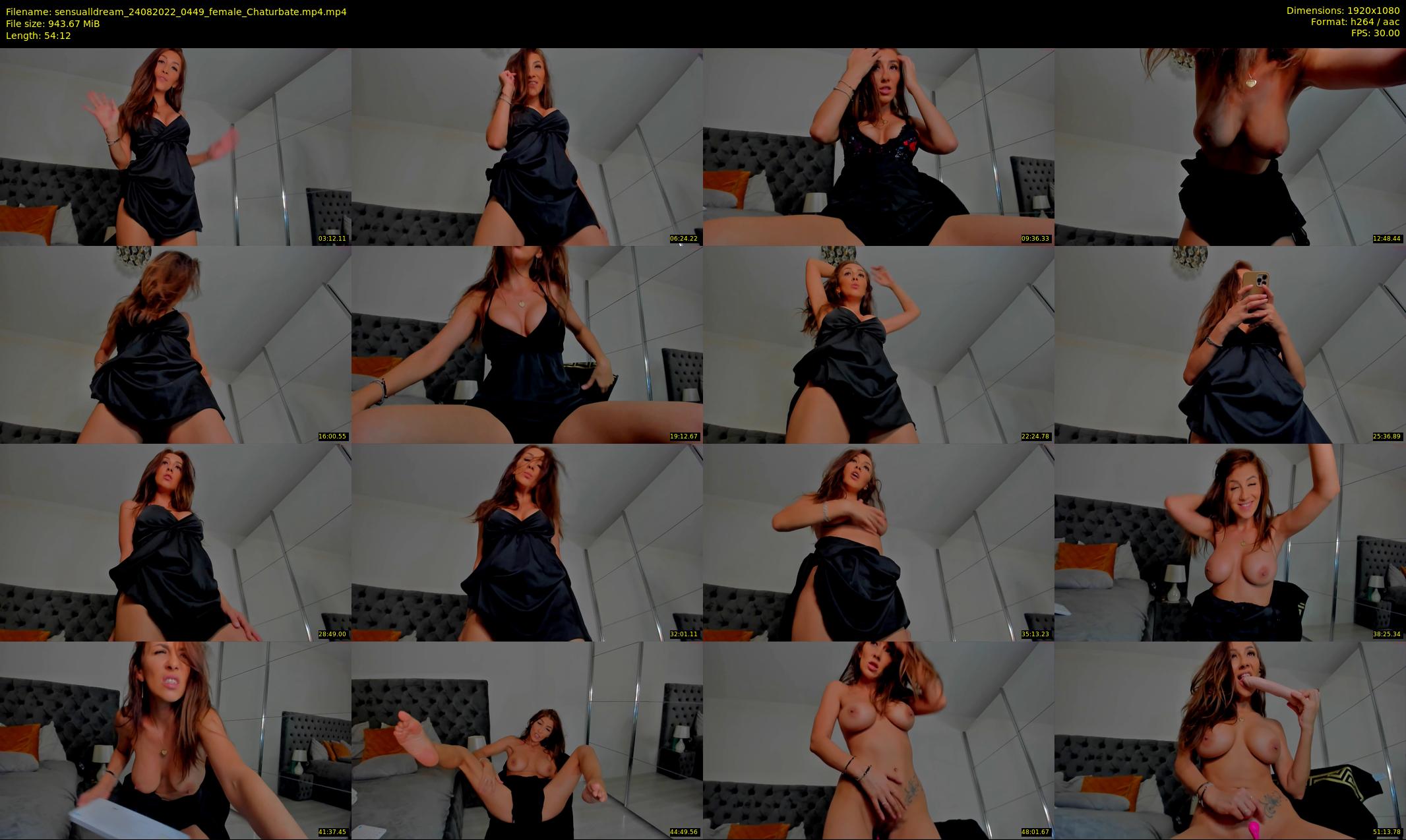 sensualldream — 55 minute Chaturbate female cam show recording, 1080p, Aug 24, 2022