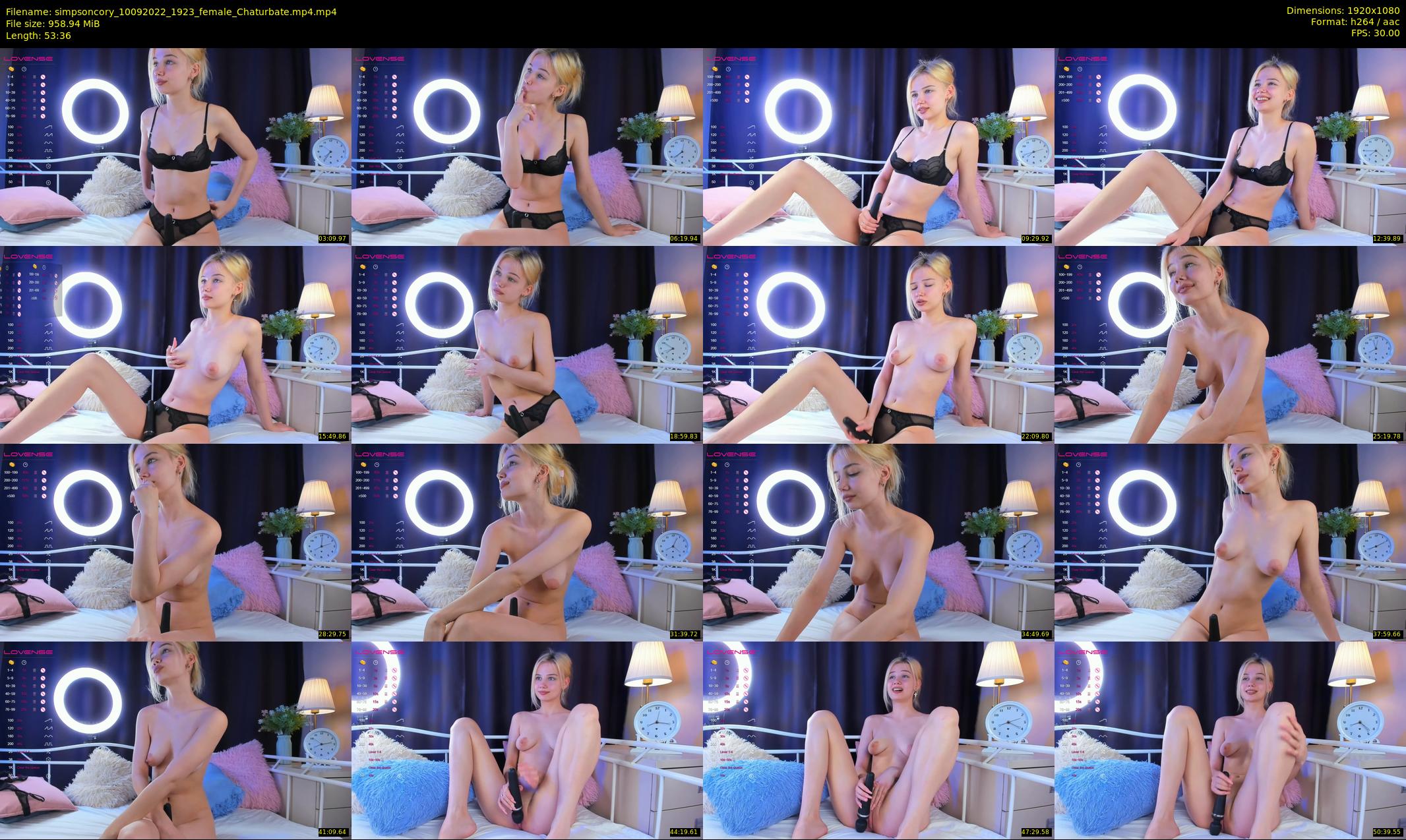 simpsoncory — 54 minute Chaturbate female cam show recording, 1080p, Sep 10, 2022