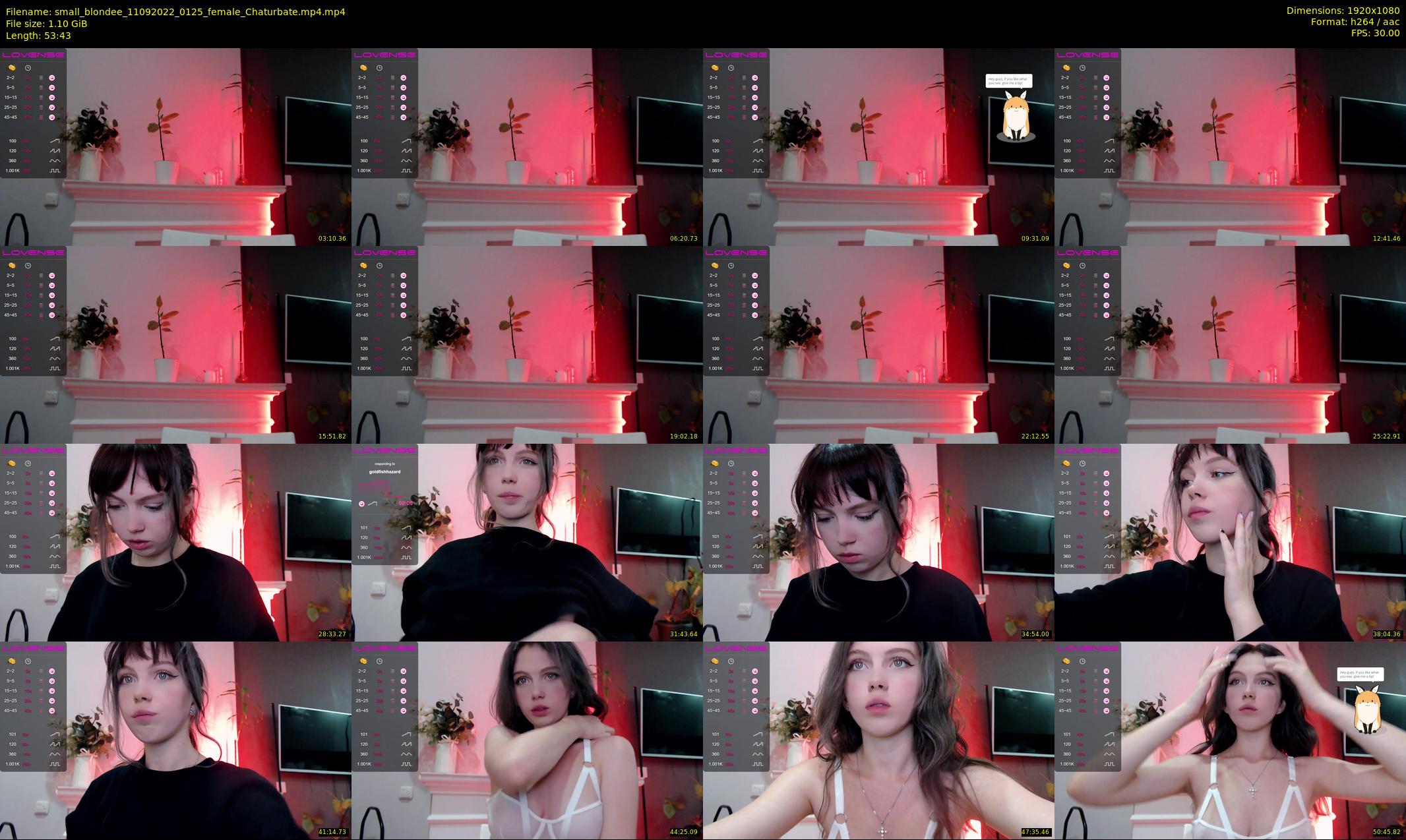 small_blondee — 54 minute Chaturbate female cam show recording, 1080p, Sep 11, 2022