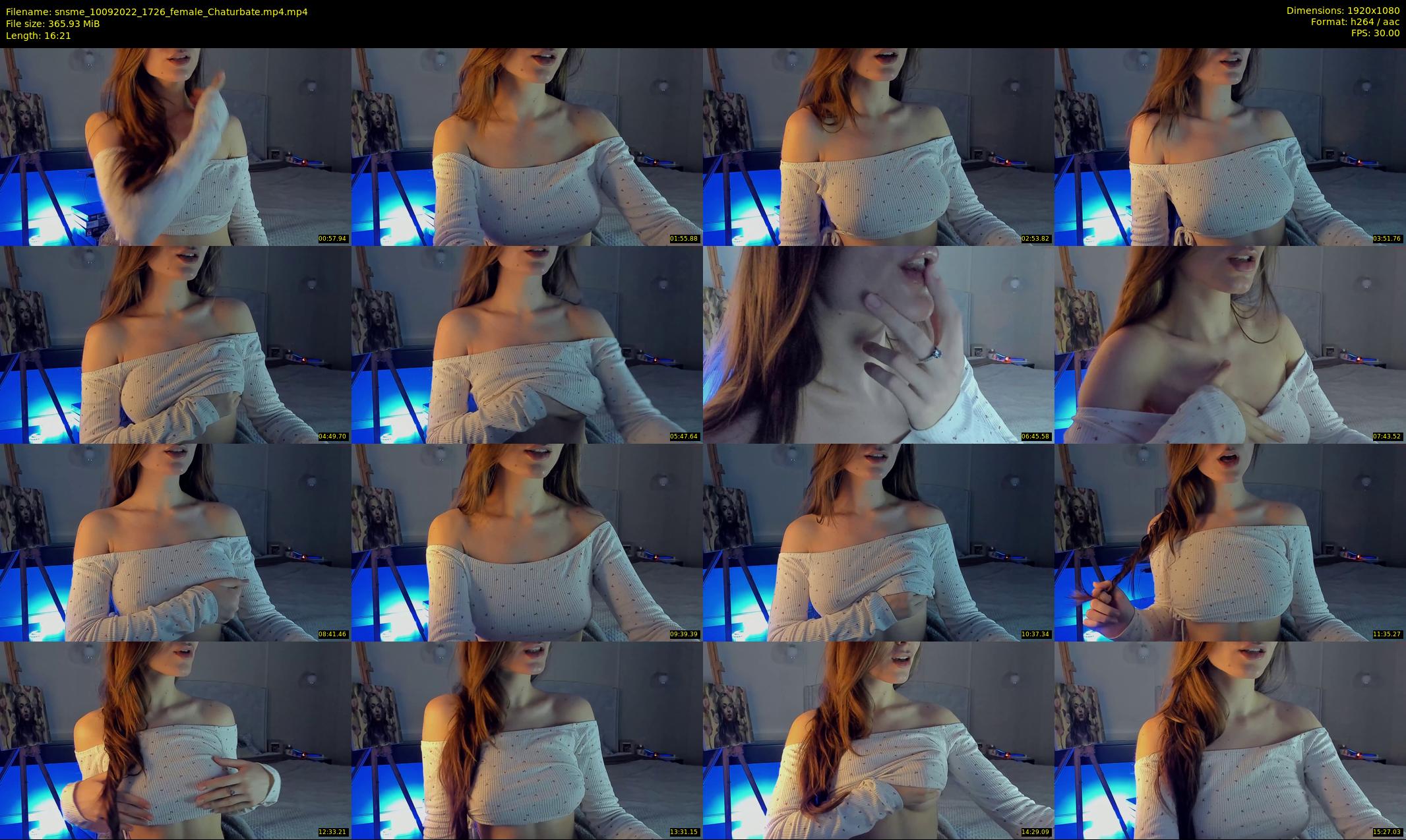 snsme — 17 minute Chaturbate female cam show recording, 1080p, Sep 10, 2022