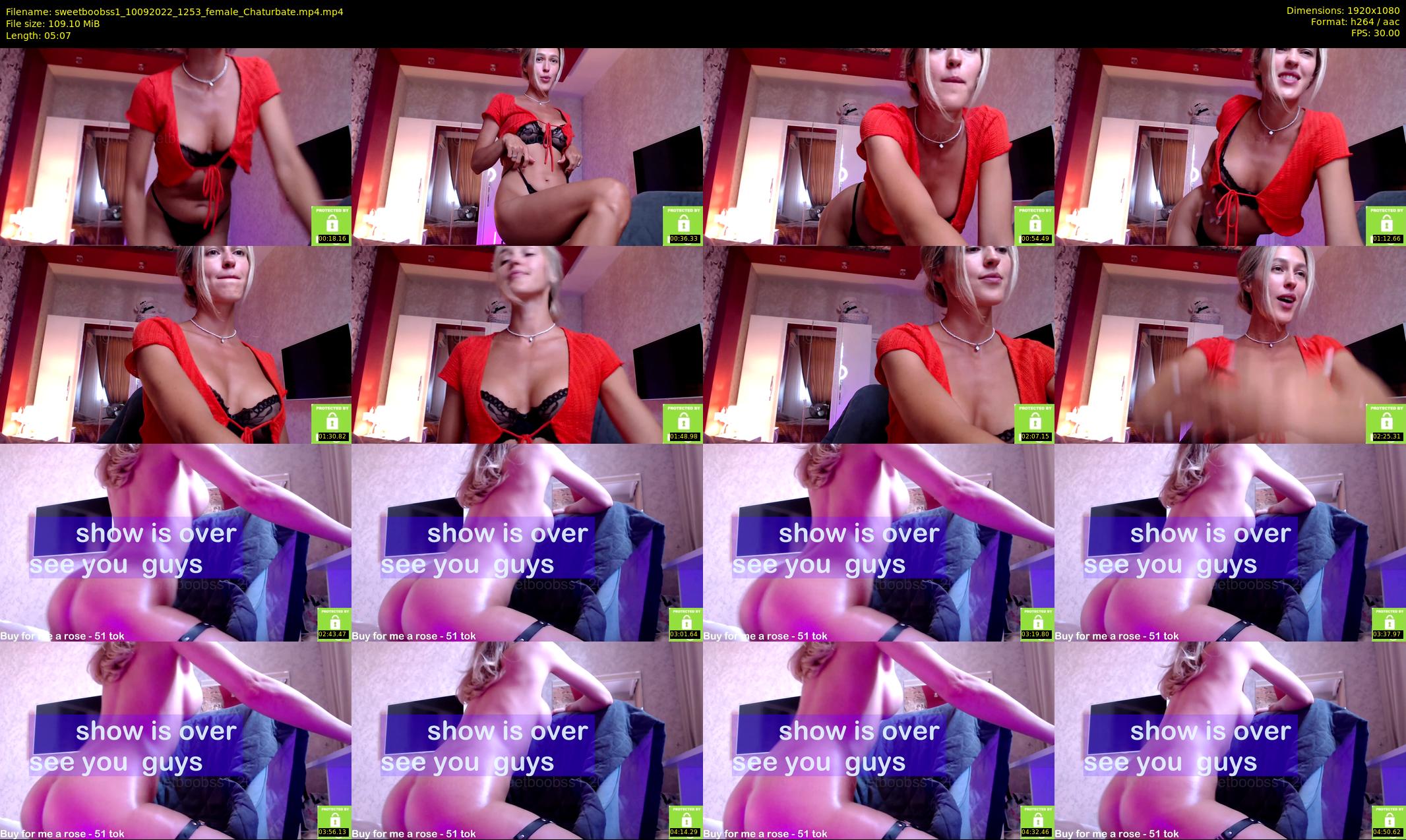 sweetboobss1 — 6 minute Chaturbate couple cam show recording, 1080p, Sep 10, 2022