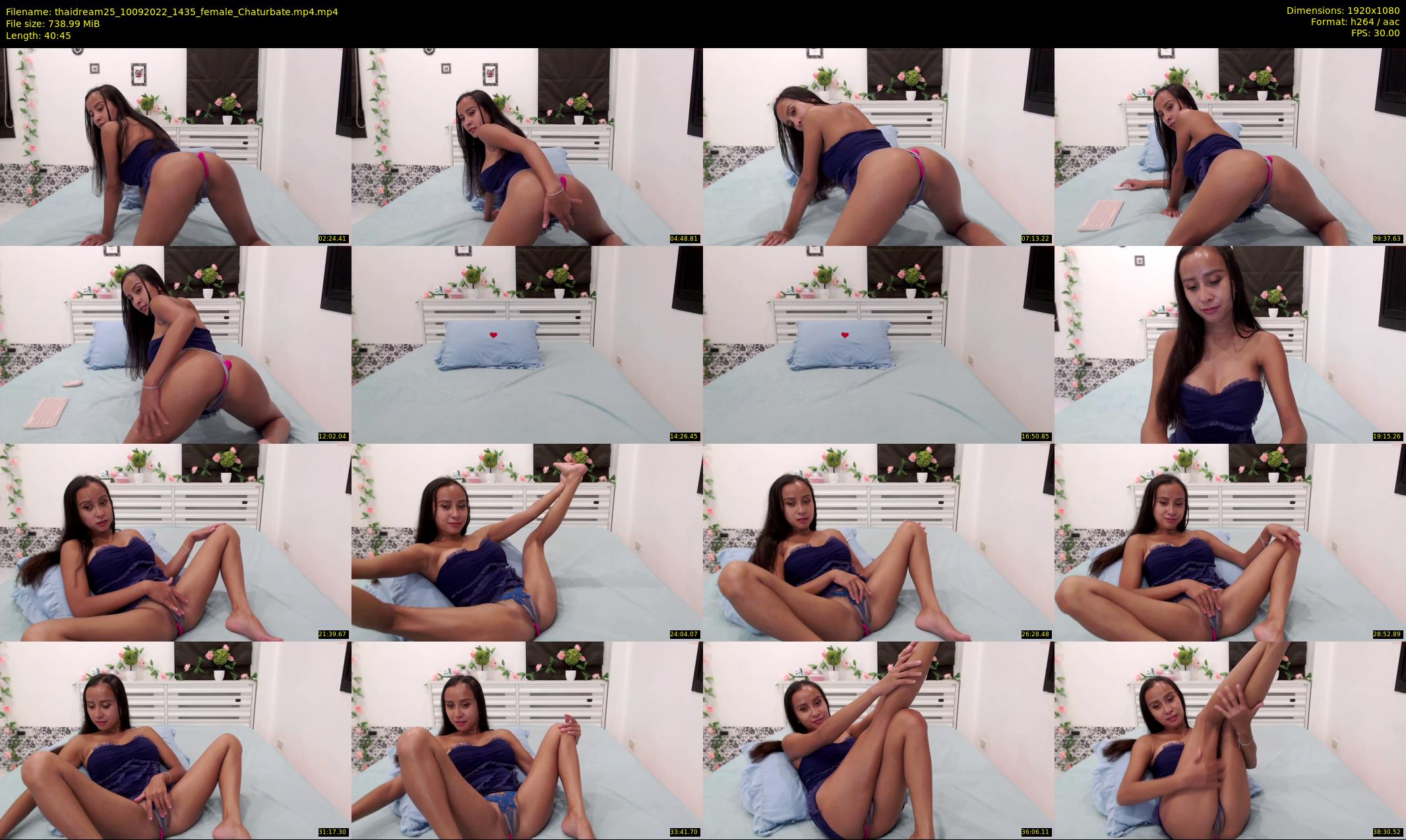 thaidream25 — 41 minute Chaturbate female cam show recording, 1080p, Sep 10, 2022