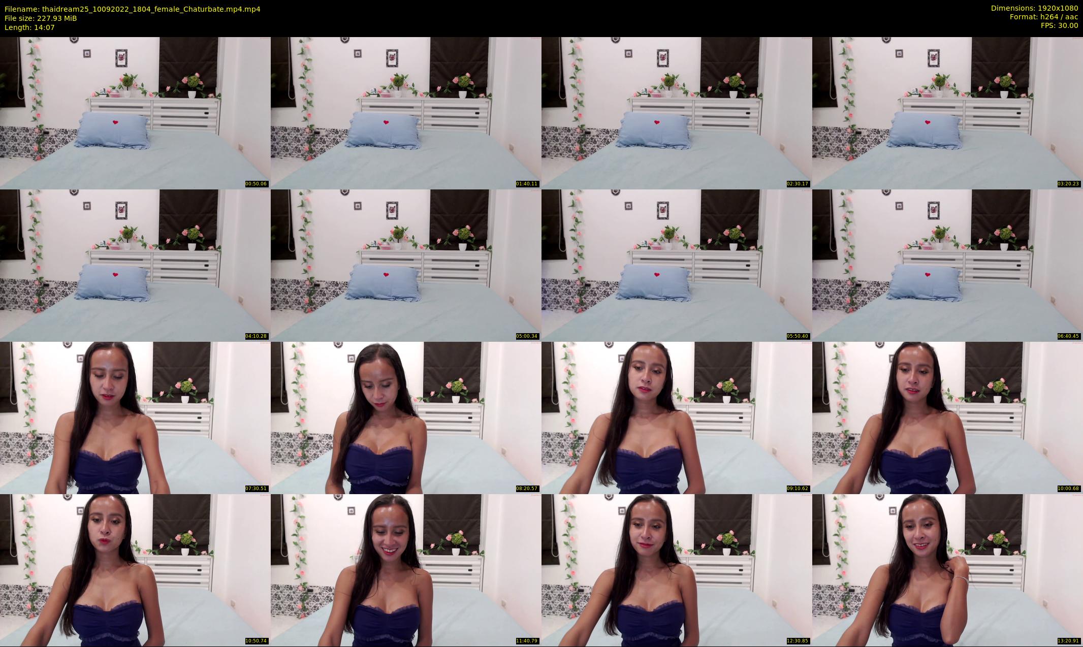 thaidream25 — 15 minute Chaturbate female cam show recording, 1080p, Sep 10, 2022