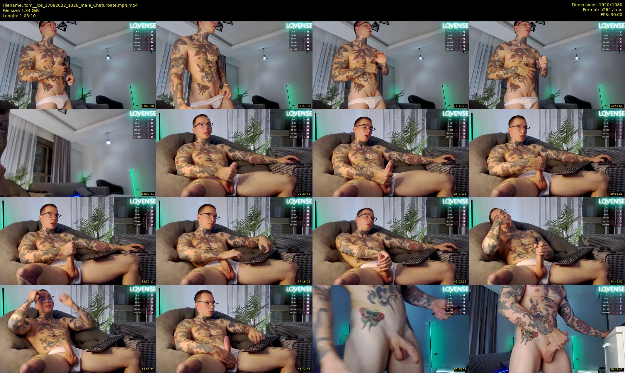 tom__ice — 64 minute Chaturbate male cam show recording, 1080p, Aug 17, 2022