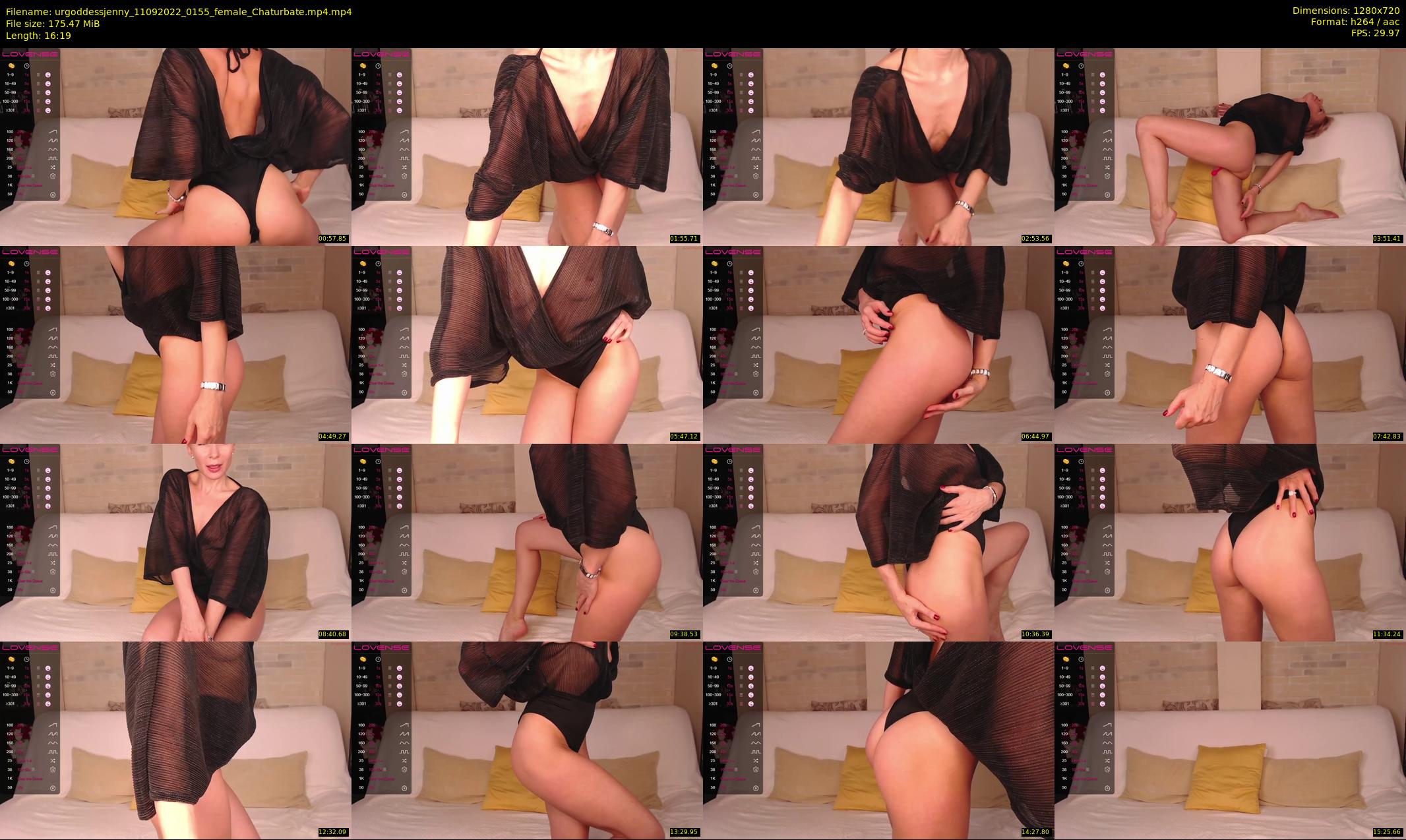 urgoddessjenny — 17 minute Chaturbate female cam show recording, 720p, Sep 11, 2022