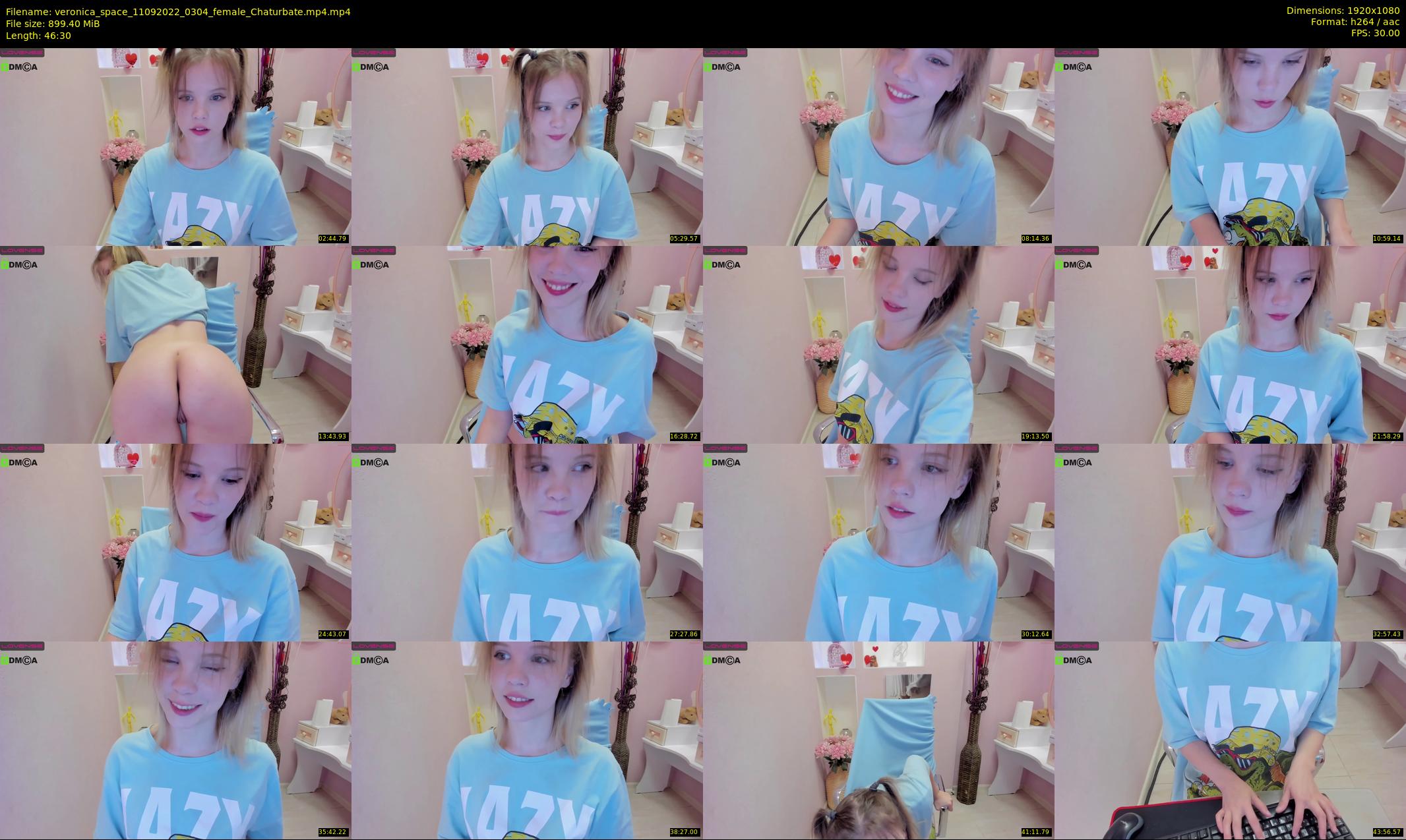 veronica_space — 47 minute Chaturbate female cam show recording, 1080p, Sep 11, 2022