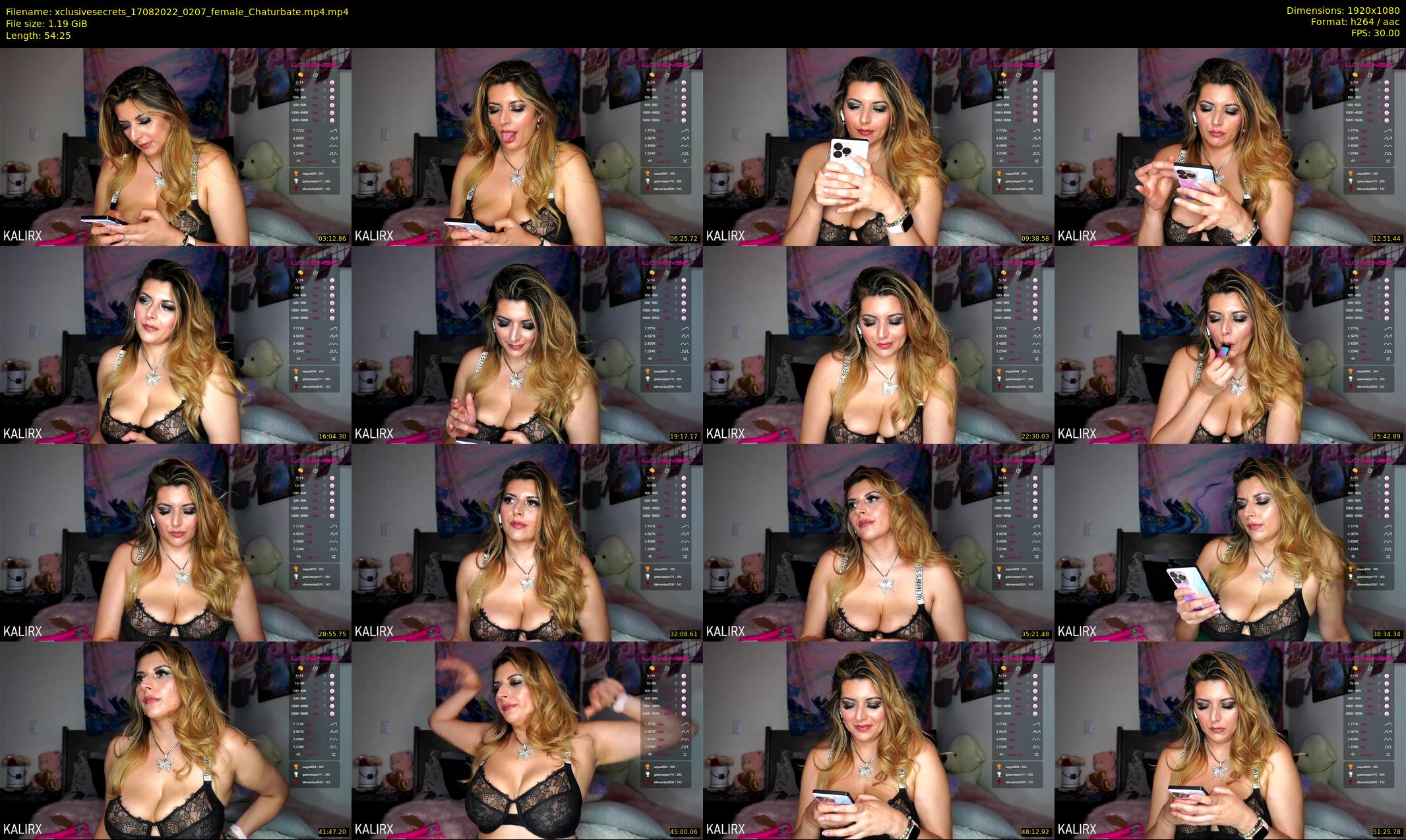 xclusivesecrets — 55 minute Chaturbate female cam show recording, 1080p, Aug 17, 2022