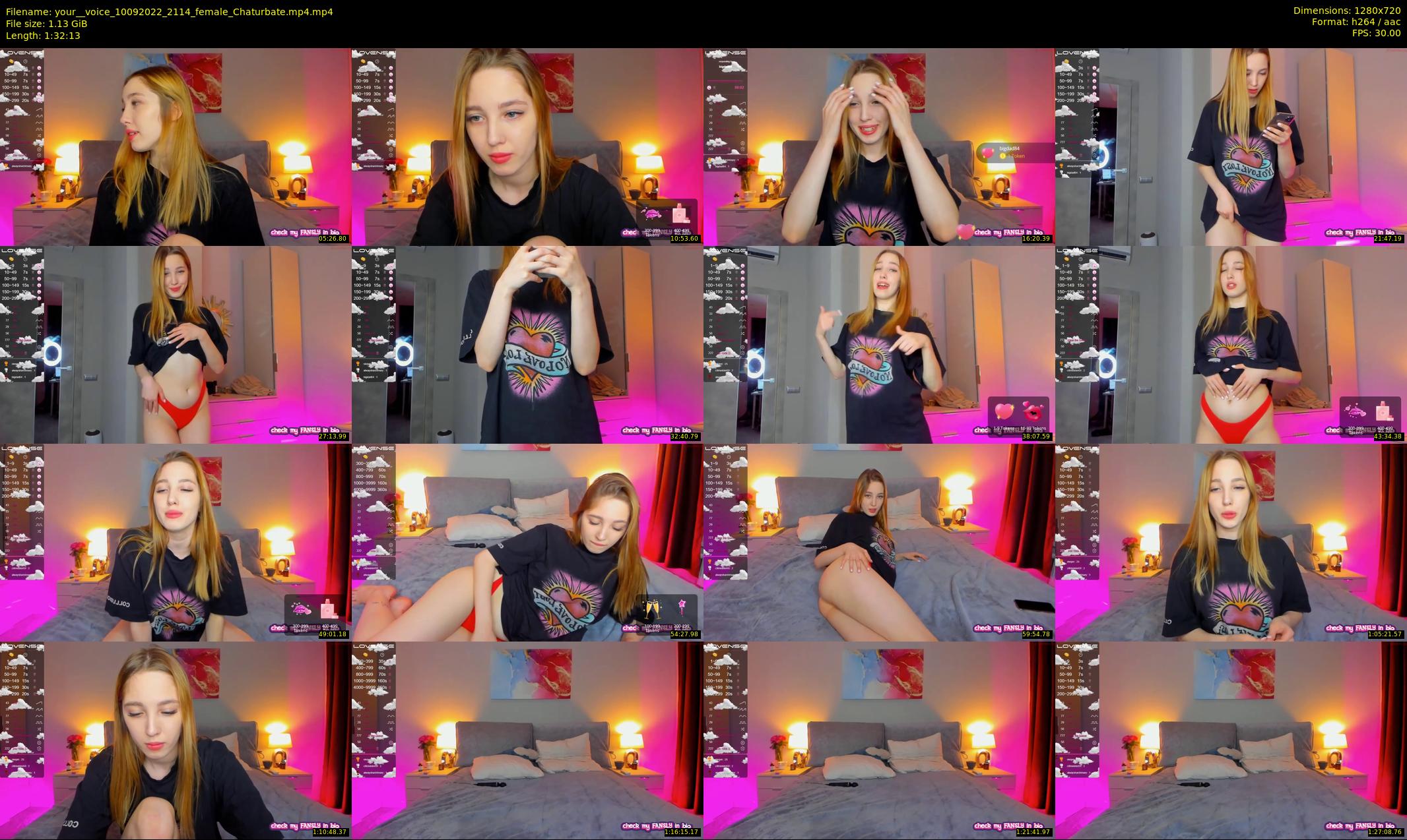 your__voice — 93 minute Chaturbate female cam show recording, 720p, Sep 10, 2022