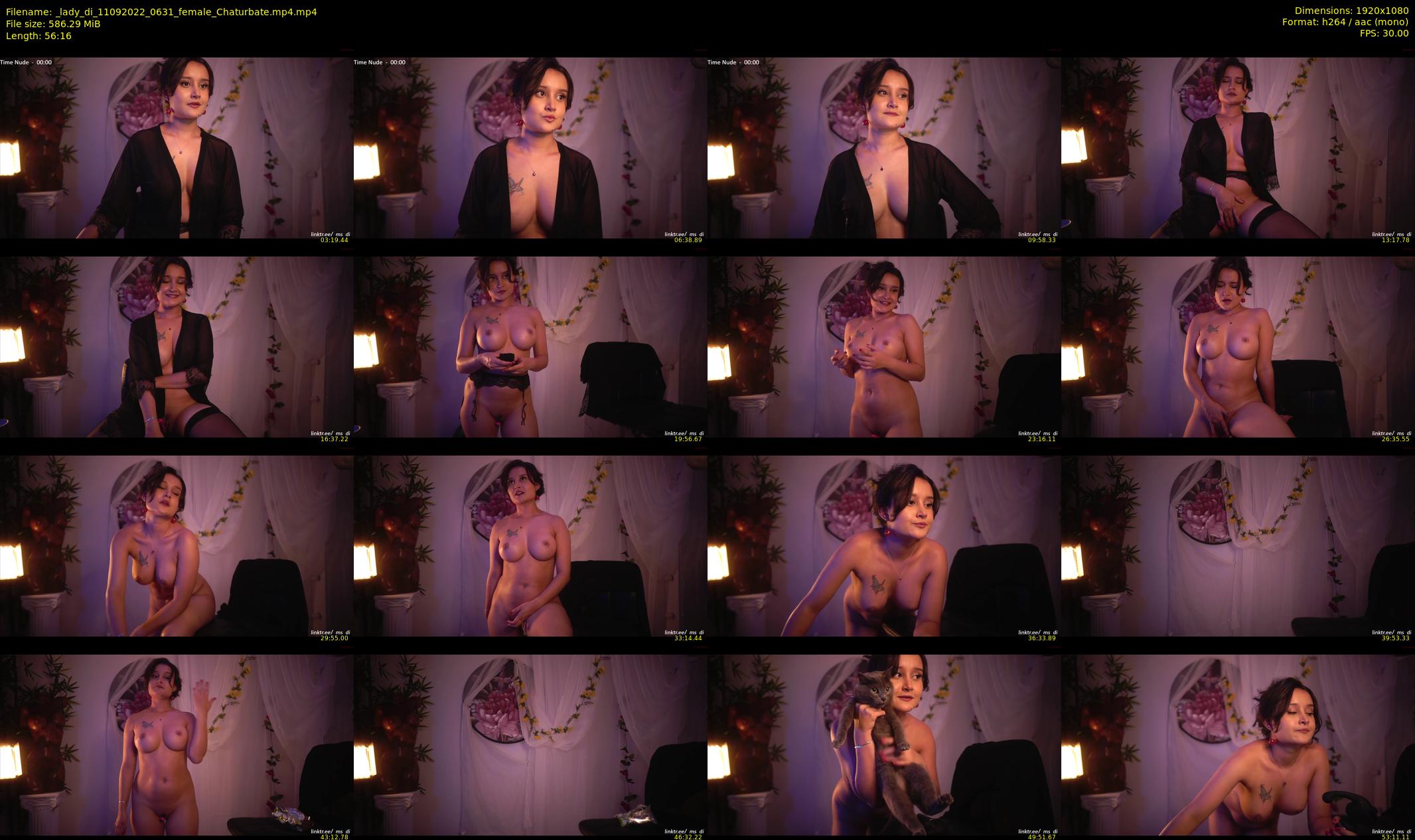 _lady_di — 57 minute Chaturbate female cam show recording, 1080p, Sep 11, 2022