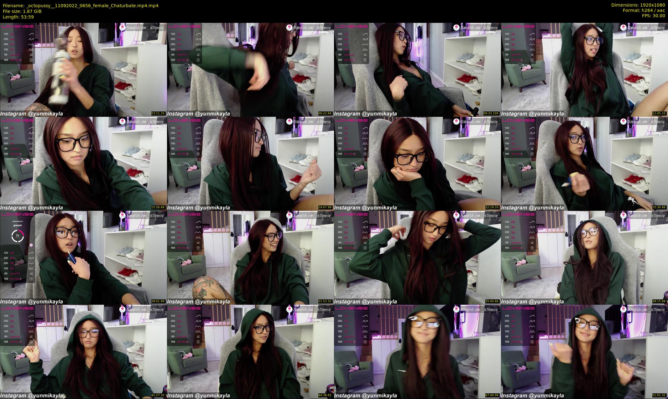 _octopussy_ — 54 minute Chaturbate female cam show recording, 1080p, Sep 11, 2022