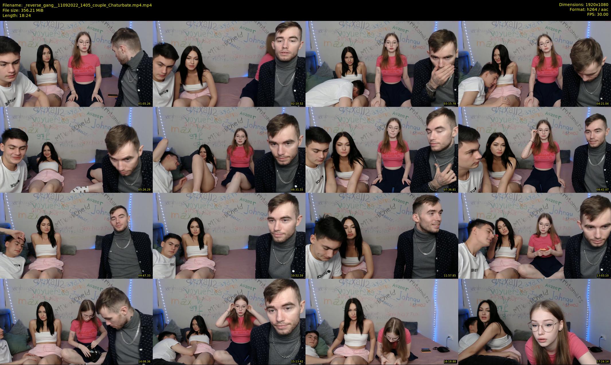 _reverse_gang_ — 19 minute Chaturbate couple cam show recording, 1080p, Sep 11, 2022