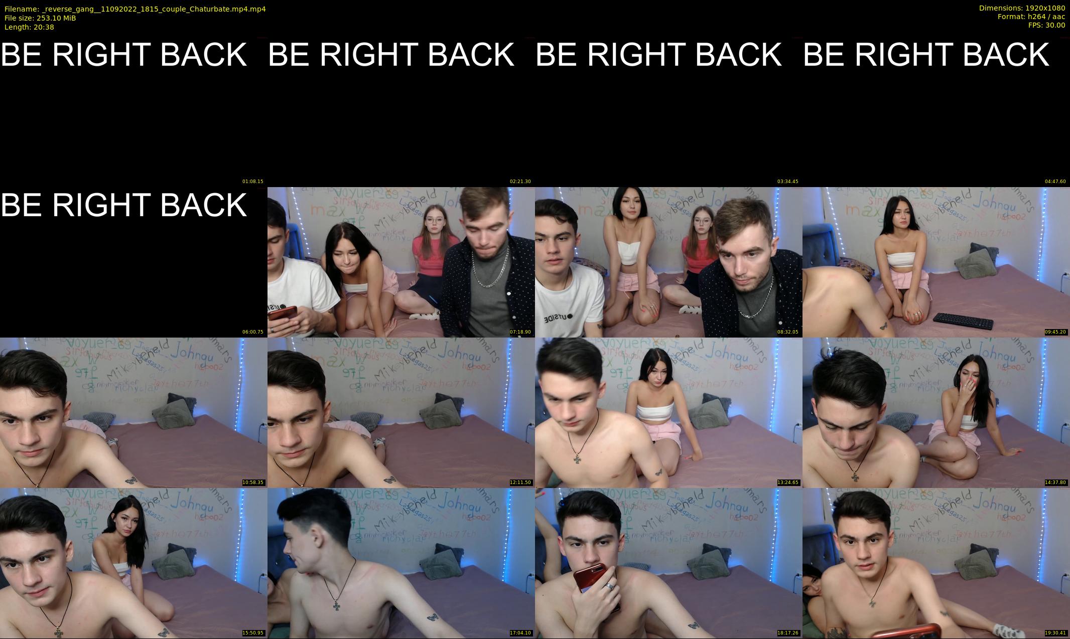 _reverse_gang_ — 21 minute Chaturbate couple cam show recording, 1080p, Sep 11, 2022