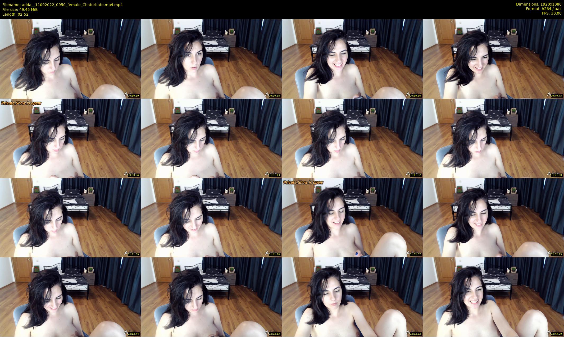 adda_ — 3 minute Chaturbate female cam show recording, 1080p, Sep 11, 2022
