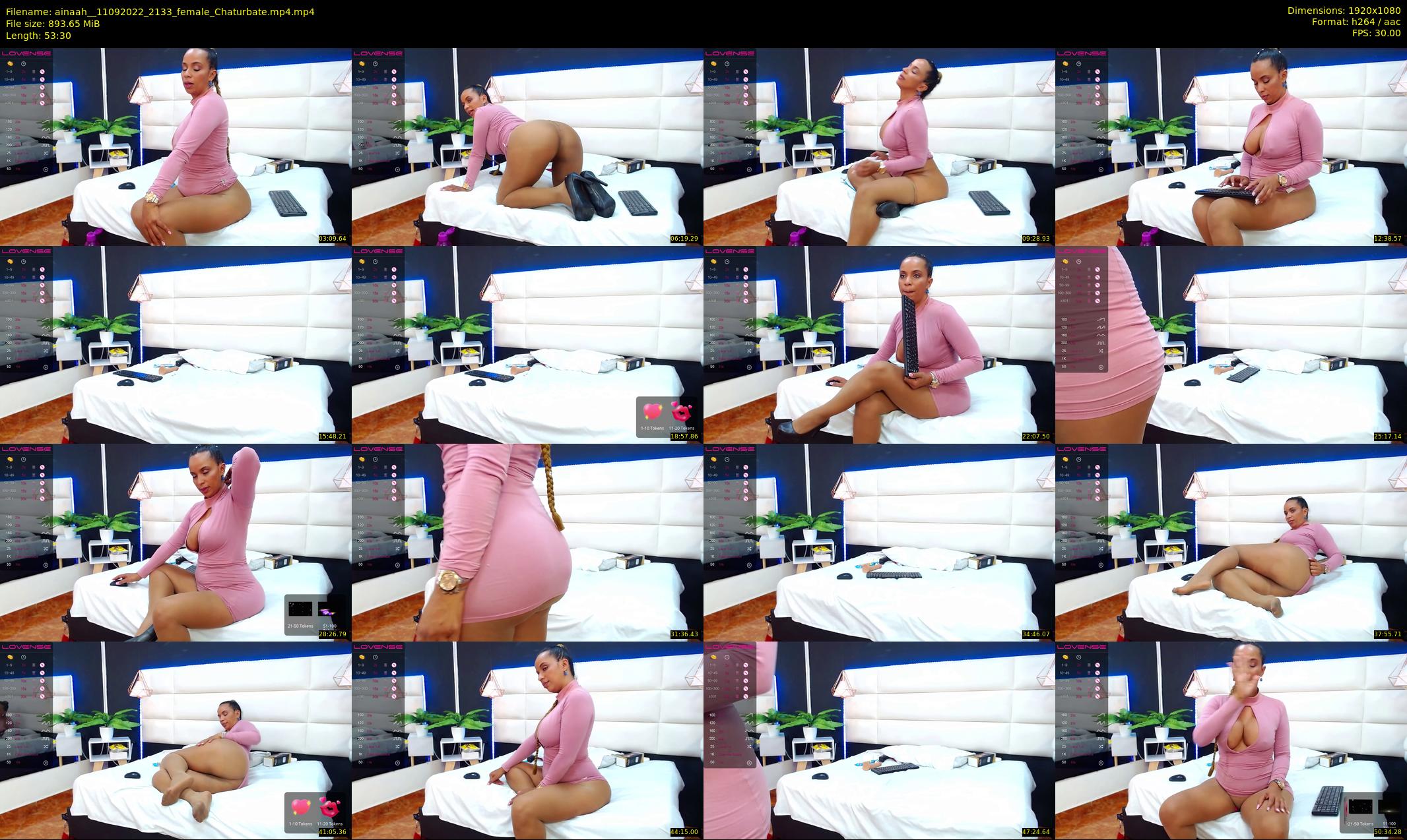 ainaah_ — 54 minute Chaturbate female cam show recording, 1080p, Sep 11, 2022