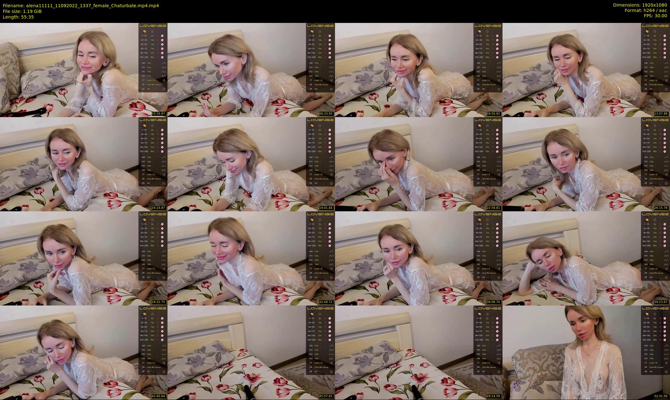 alena11111 — 56 minute Chaturbate female cam show recording, 1080p, Sep 11, 2022