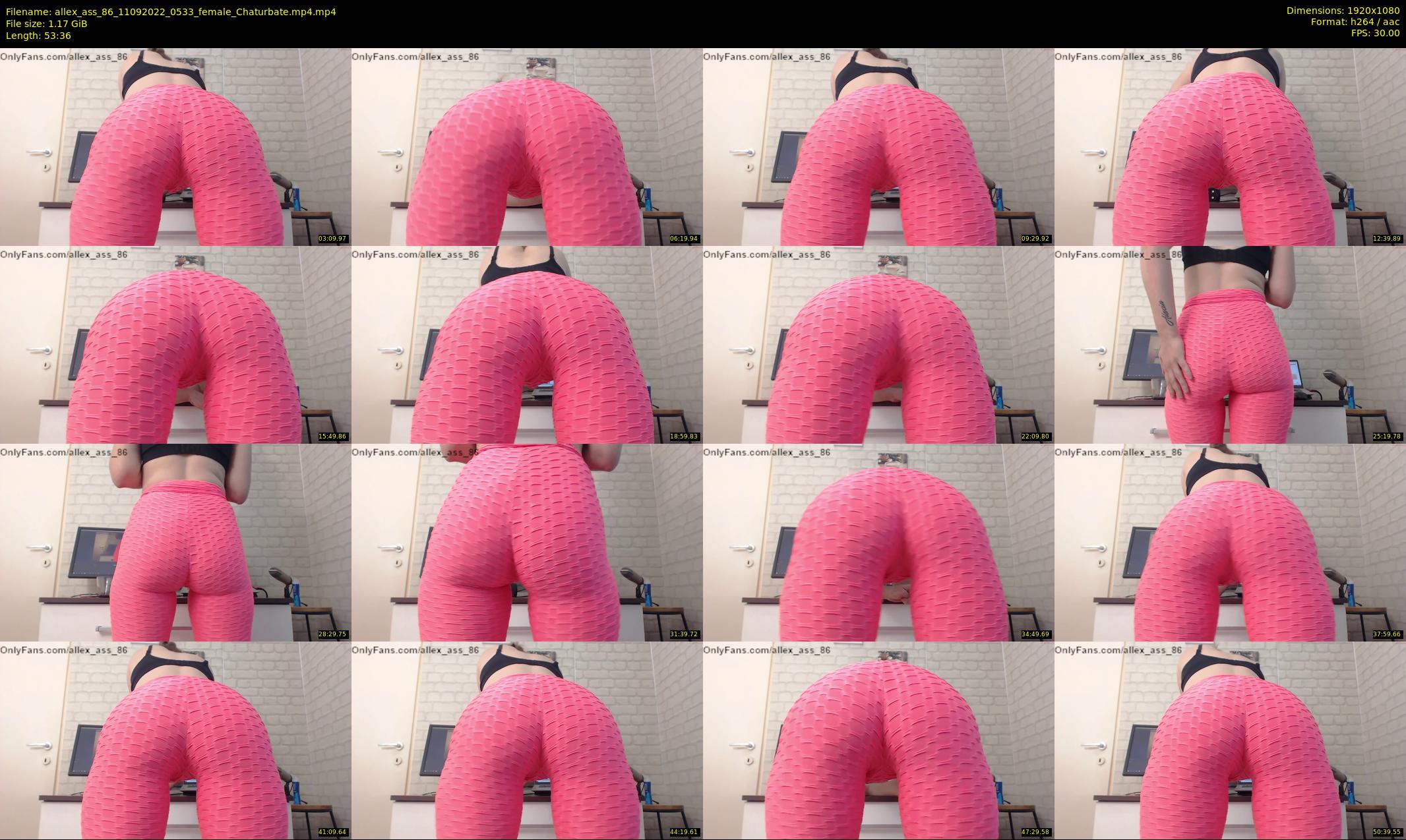 allex_ass_86 — 54 minute Chaturbate female cam show recording, 1080p, Sep 11, 2022