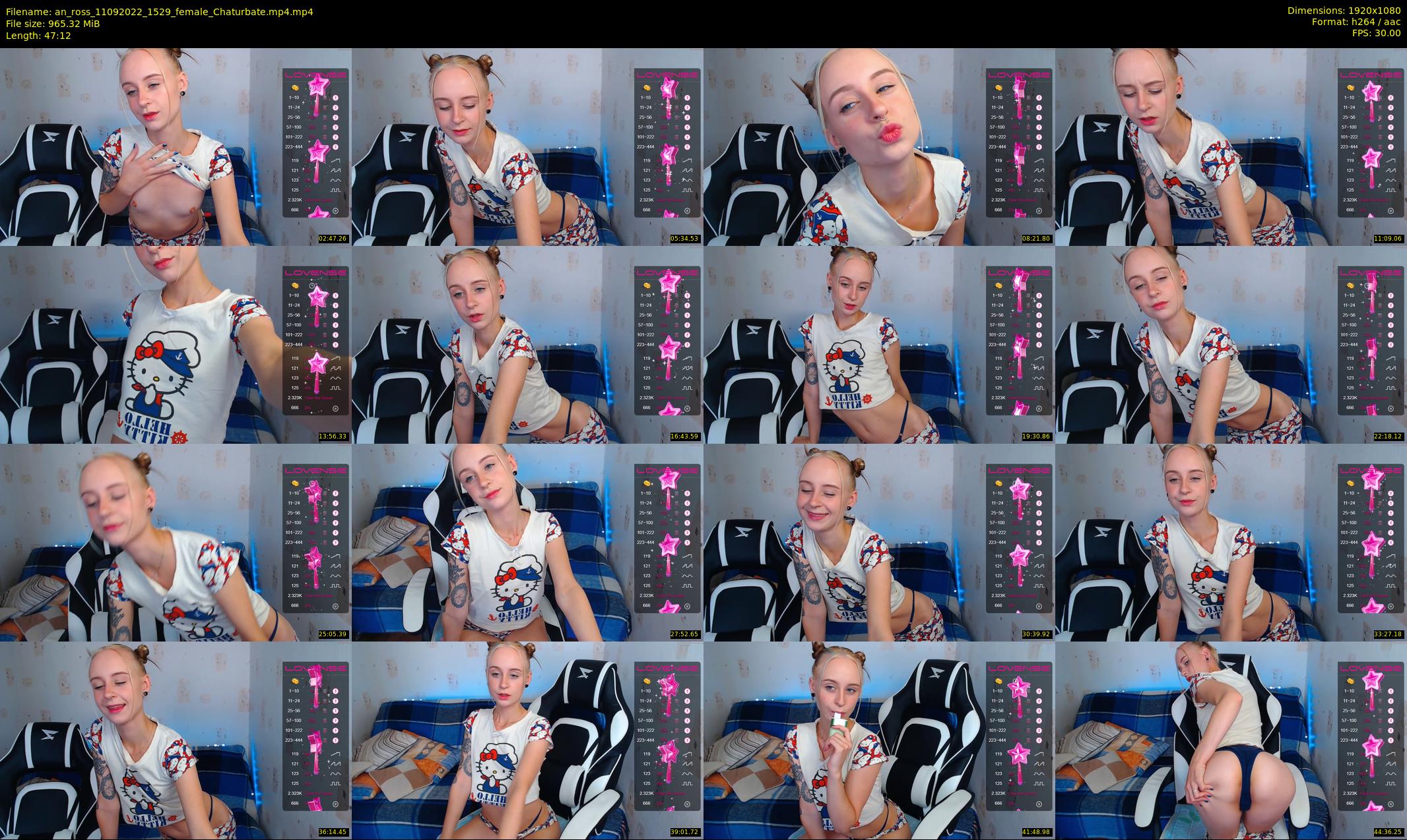 an_ross — 48 minute Chaturbate female cam show recording, 1080p, Sep 11, 2022