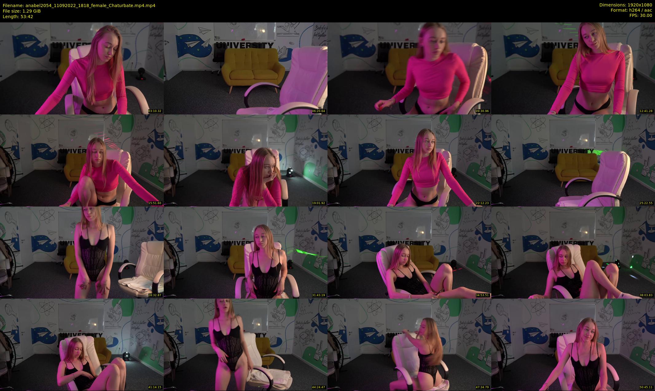 anabel2054 — 54 minute Chaturbate female cam show recording, 1080p, Sep 11, 2022