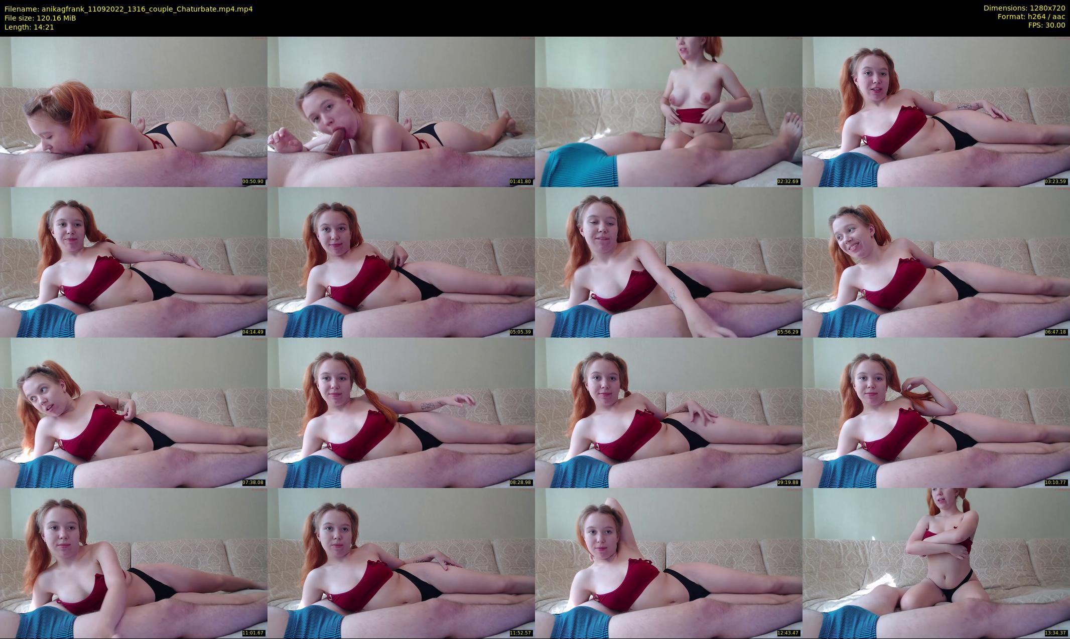 anikagfrank — 15 minute Chaturbate couple cam show recording, 720p, Sep 11, 2022