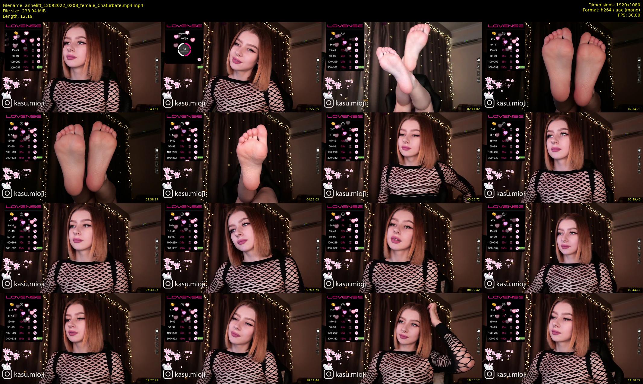 annelitt — 13 minute Chaturbate female cam show recording, 1080p, Sep 12, 2022