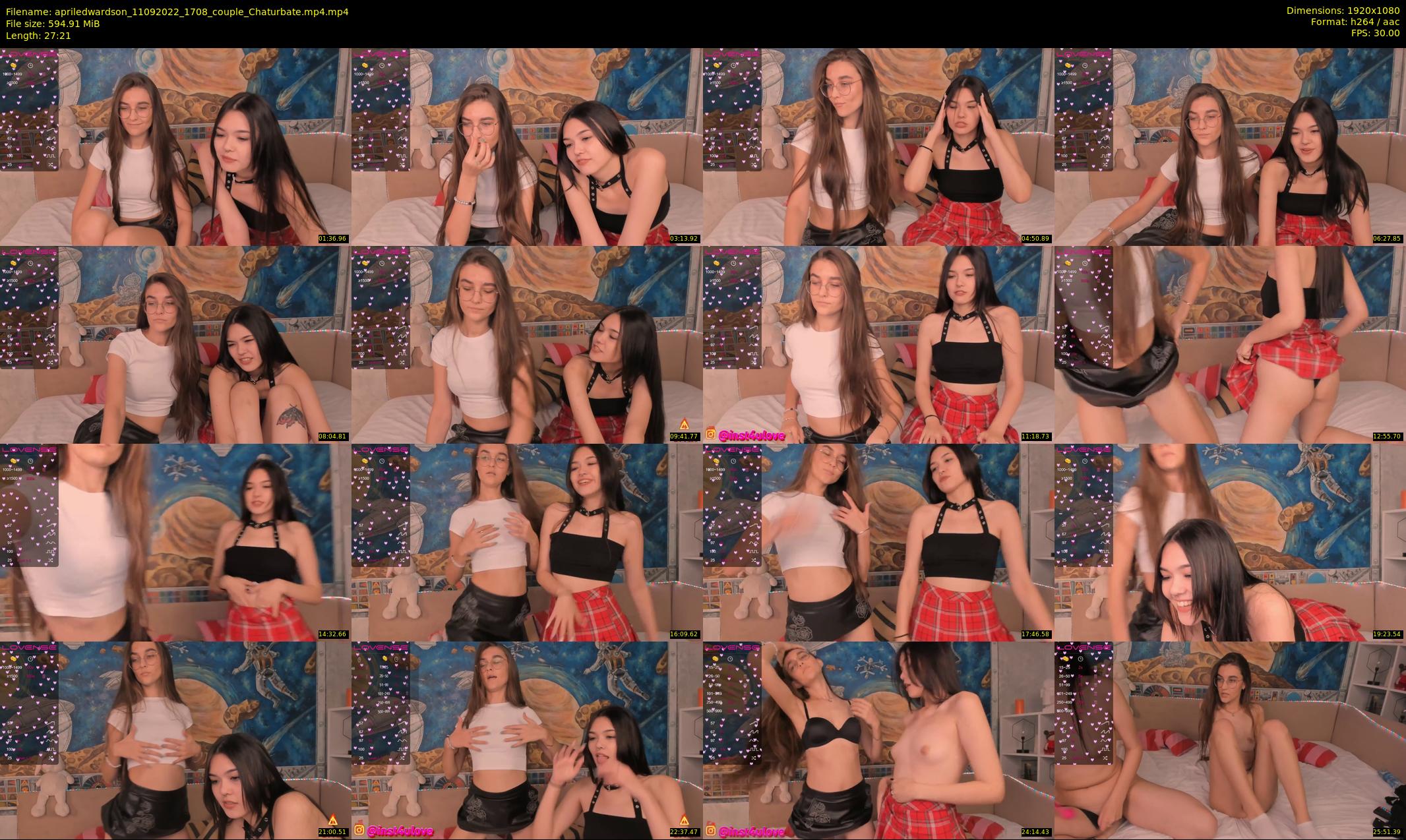apriledwardson — 28 minute Chaturbate couple cam show recording, 1080p, Sep 11, 2022