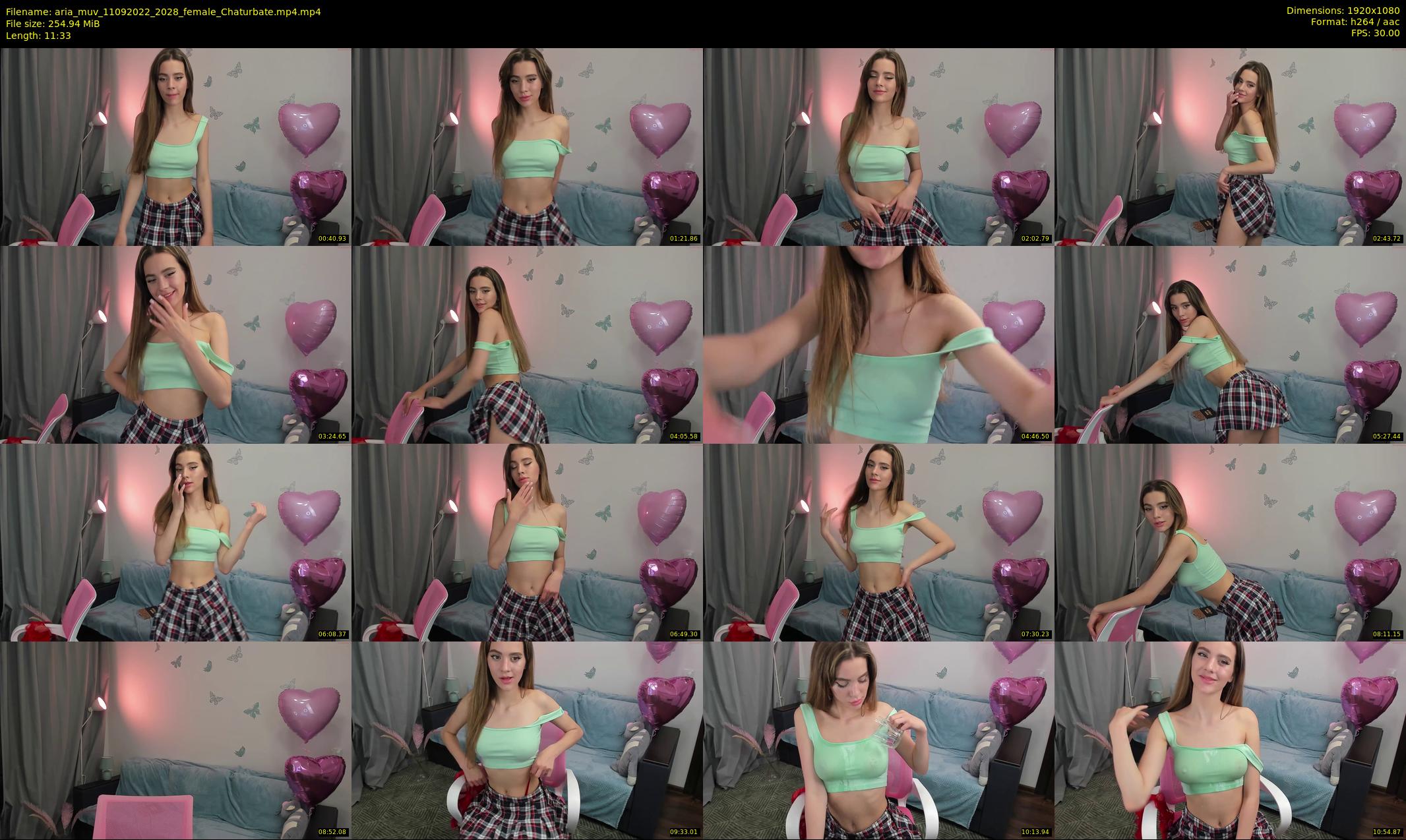 aria_muv — 12 minute Chaturbate female cam show recording, 1080p, Sep 11, 2022