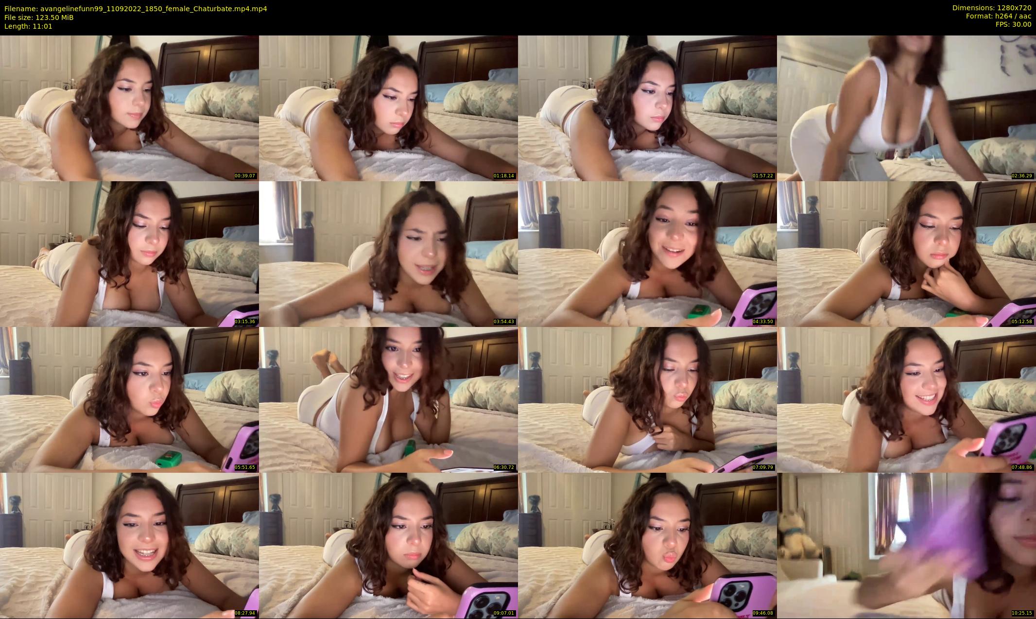 avangelinefunn99 — 12 minute Chaturbate female cam show recording, 720p, Sep 11, 2022