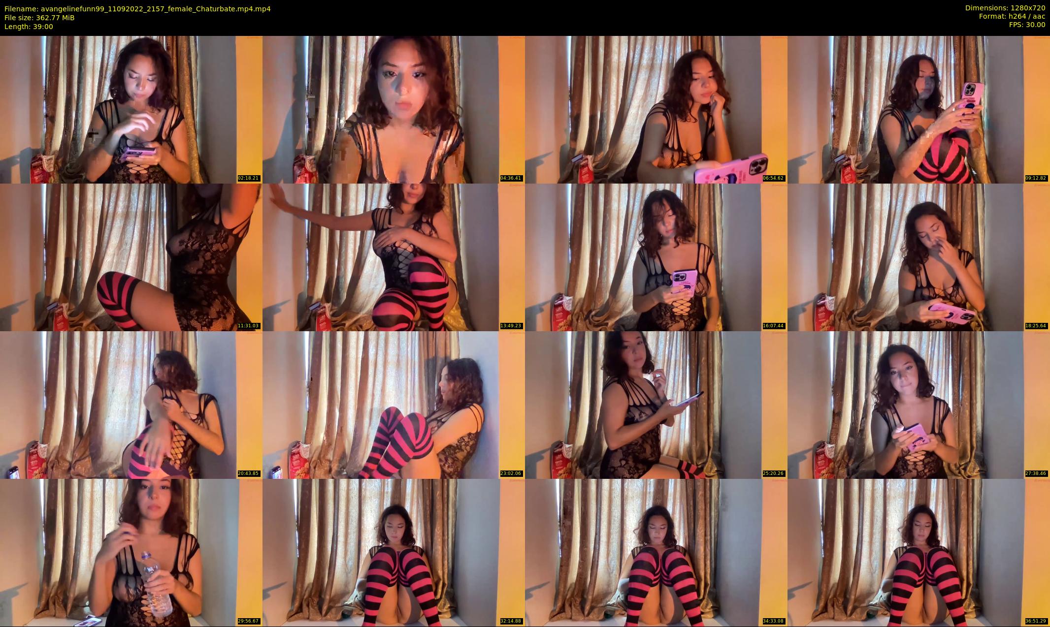 avangelinefunn99 — 39 minute Chaturbate female cam show recording, 720p, Sep 11, 2022
