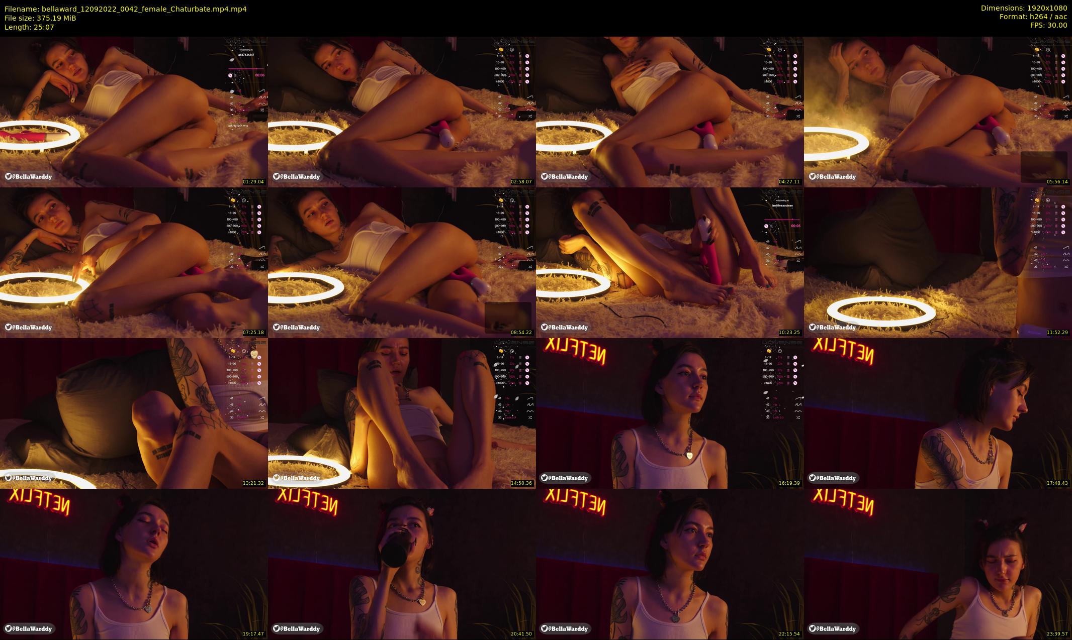 bellaward — 26 minute Chaturbate female cam show recording, 1080p, Sep 12, 2022