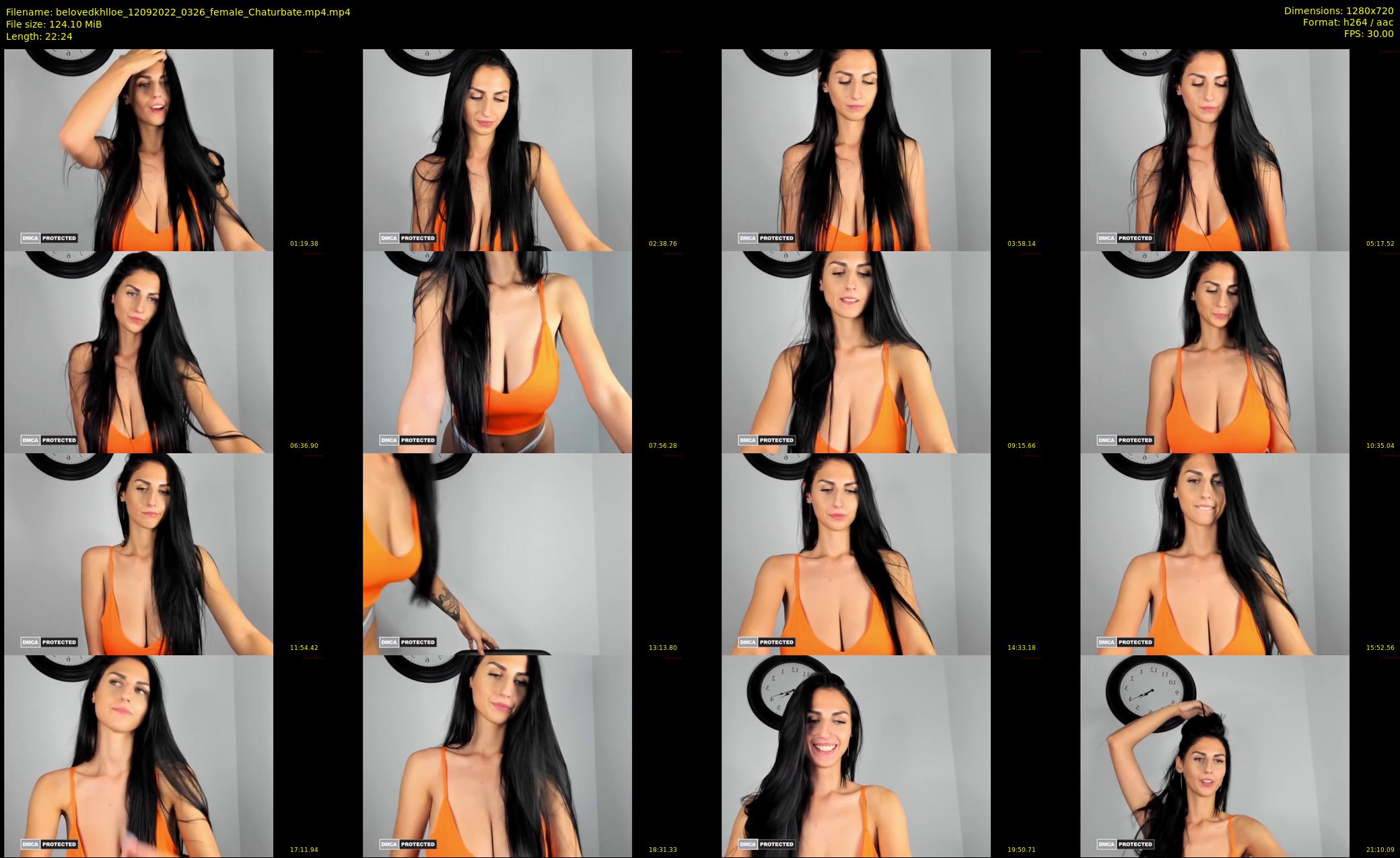 belovedkhlloe — 23 minute Chaturbate female cam show recording, 720p, Sep 12, 2022