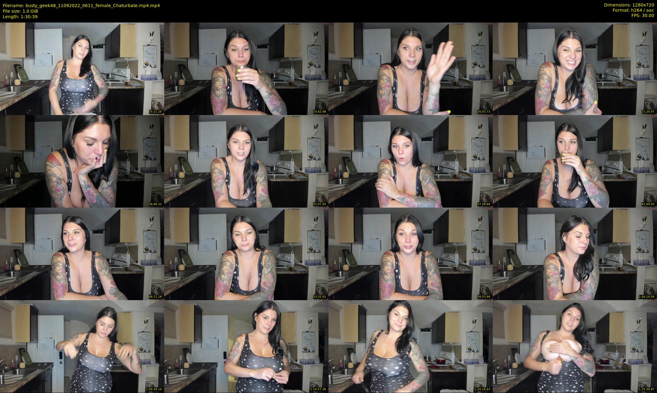 busty_geek48 — 91 minute Chaturbate female cam show recording, 720p, Sep 11, 2022