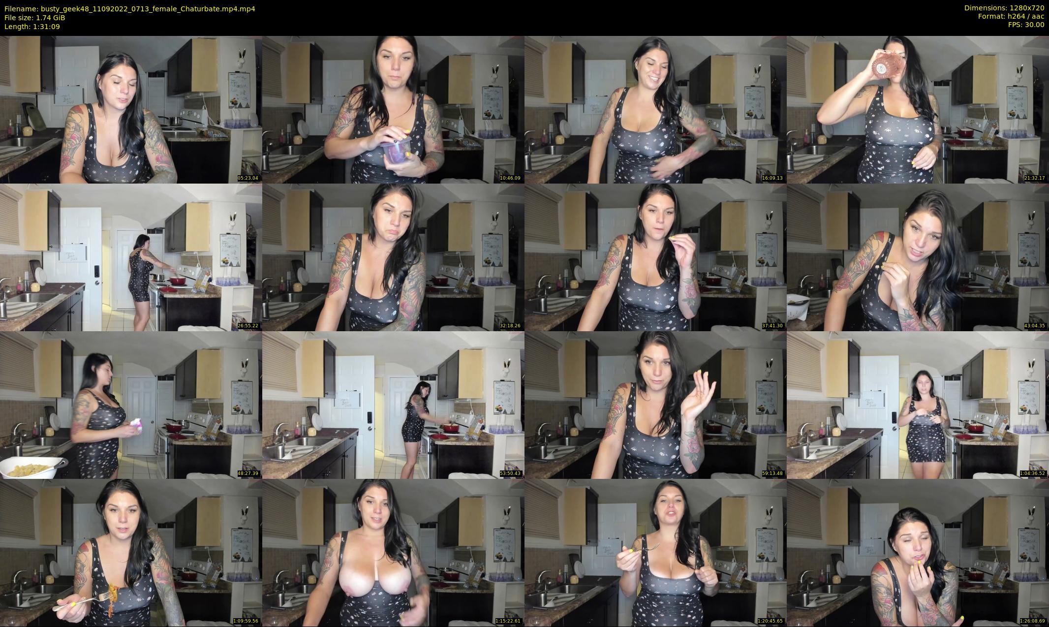 busty_geek48 — 92 minute Chaturbate female cam show recording, 720p, Sep 11, 2022