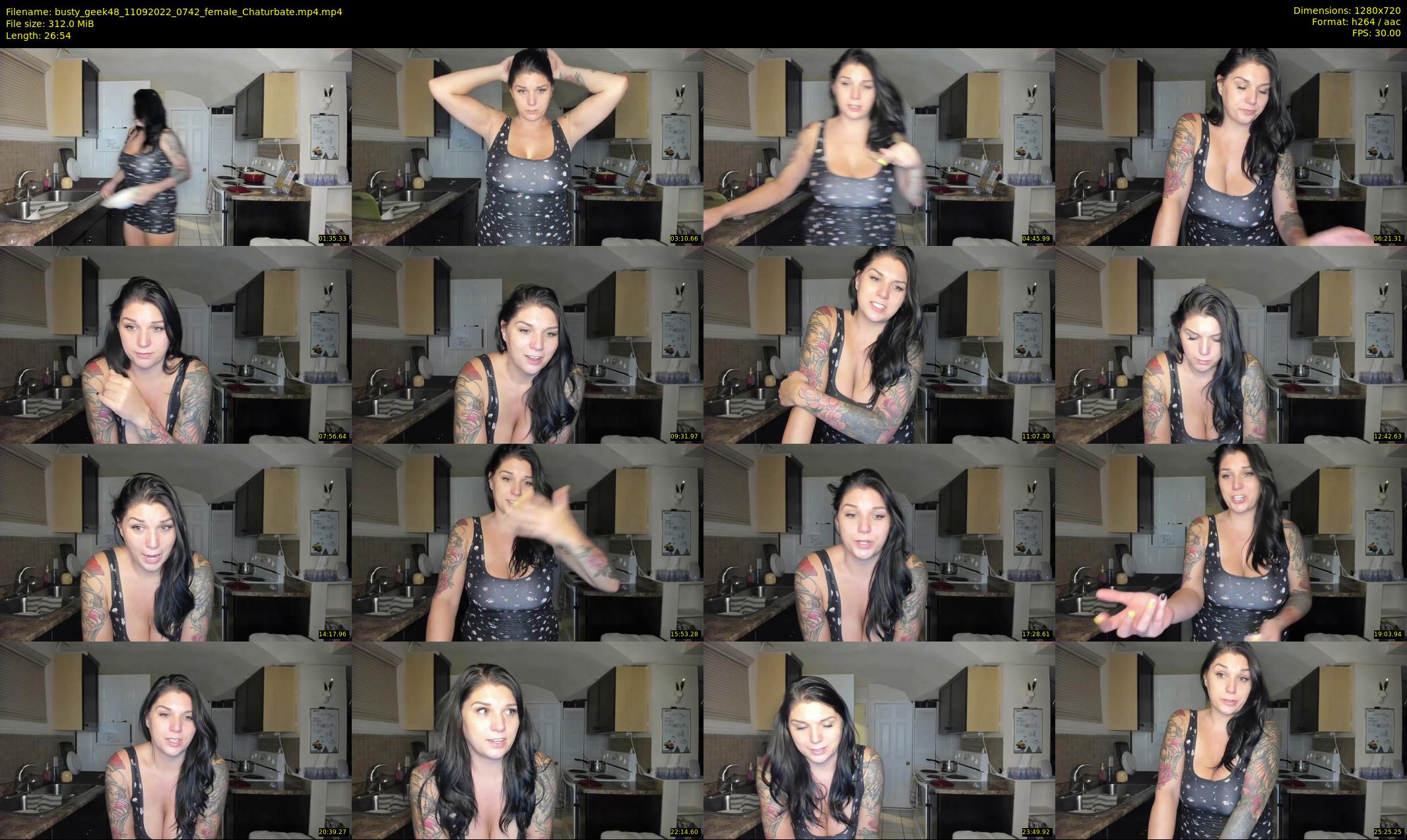 busty_geek48 — 27 minute Chaturbate female cam show recording, 720p, Sep 11, 2022