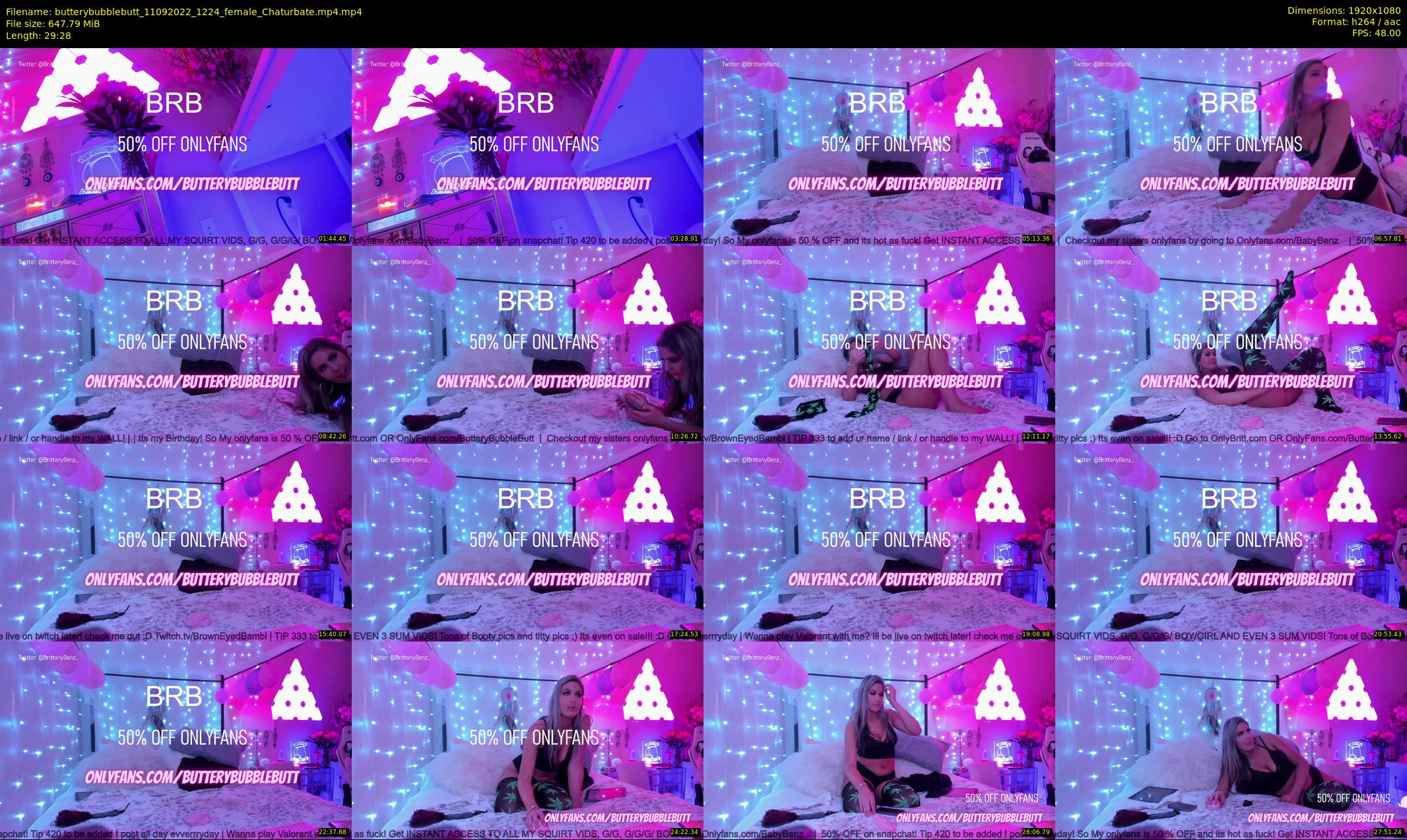 butterybubblebutt — 30 minute Chaturbate couple cam show recording, 1080p, Sep 11, 2022