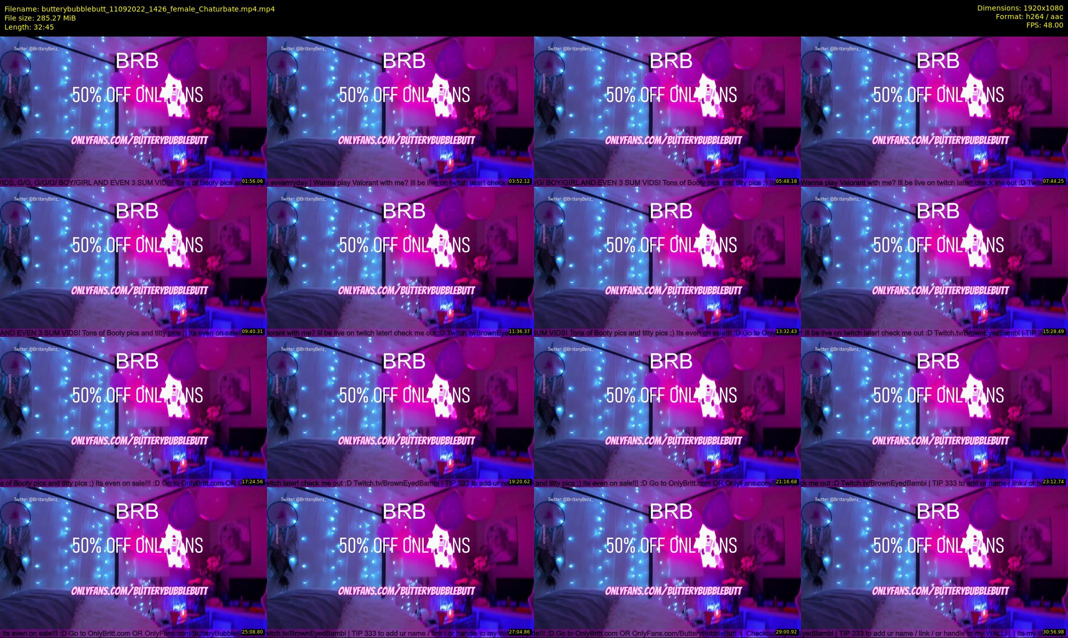 butterybubblebutt — 33 minute Chaturbate couple cam show recording, 1080p, Sep 11, 2022