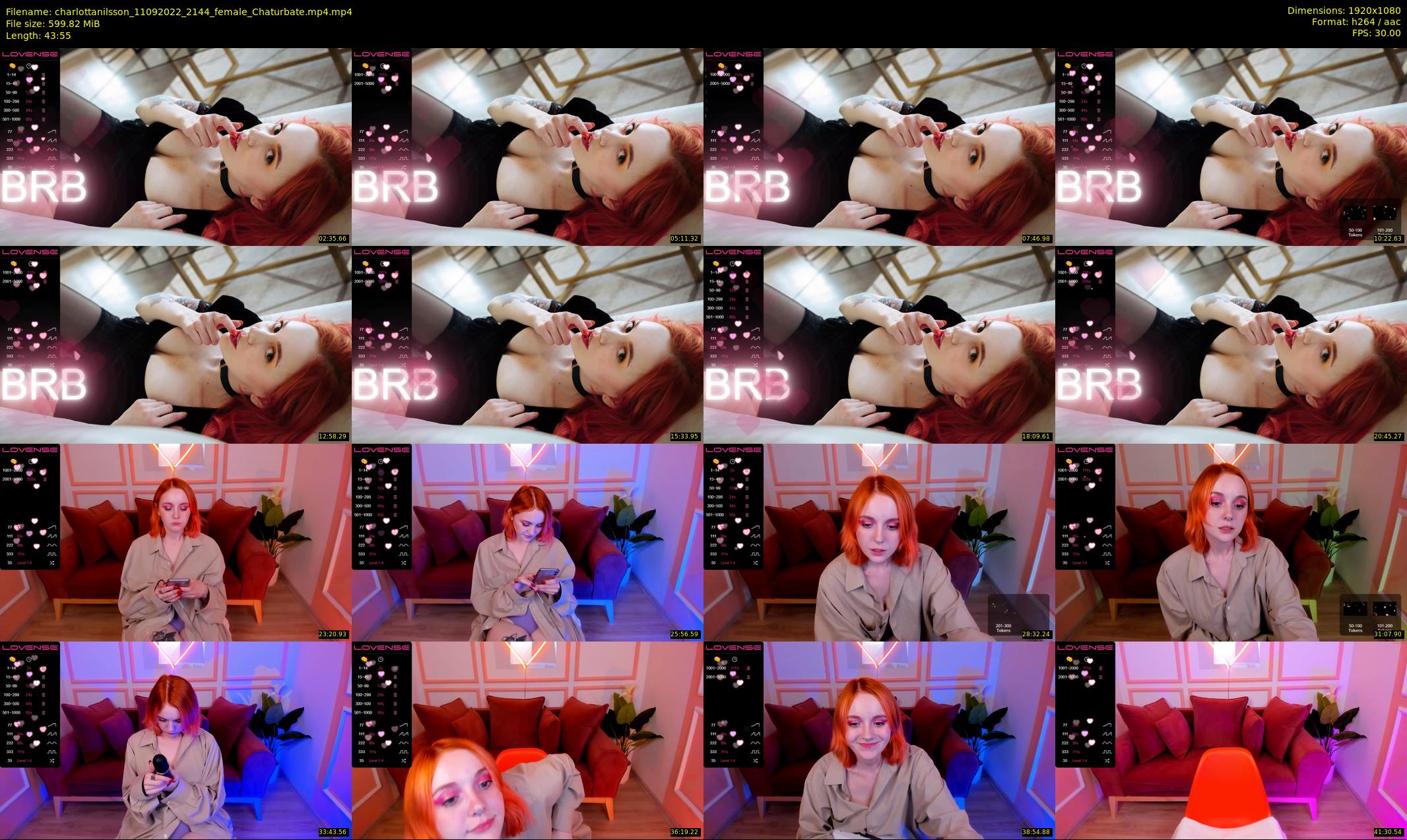 charlottanilsson — 44 minute Chaturbate female cam show recording, 1080p, Sep 11, 2022