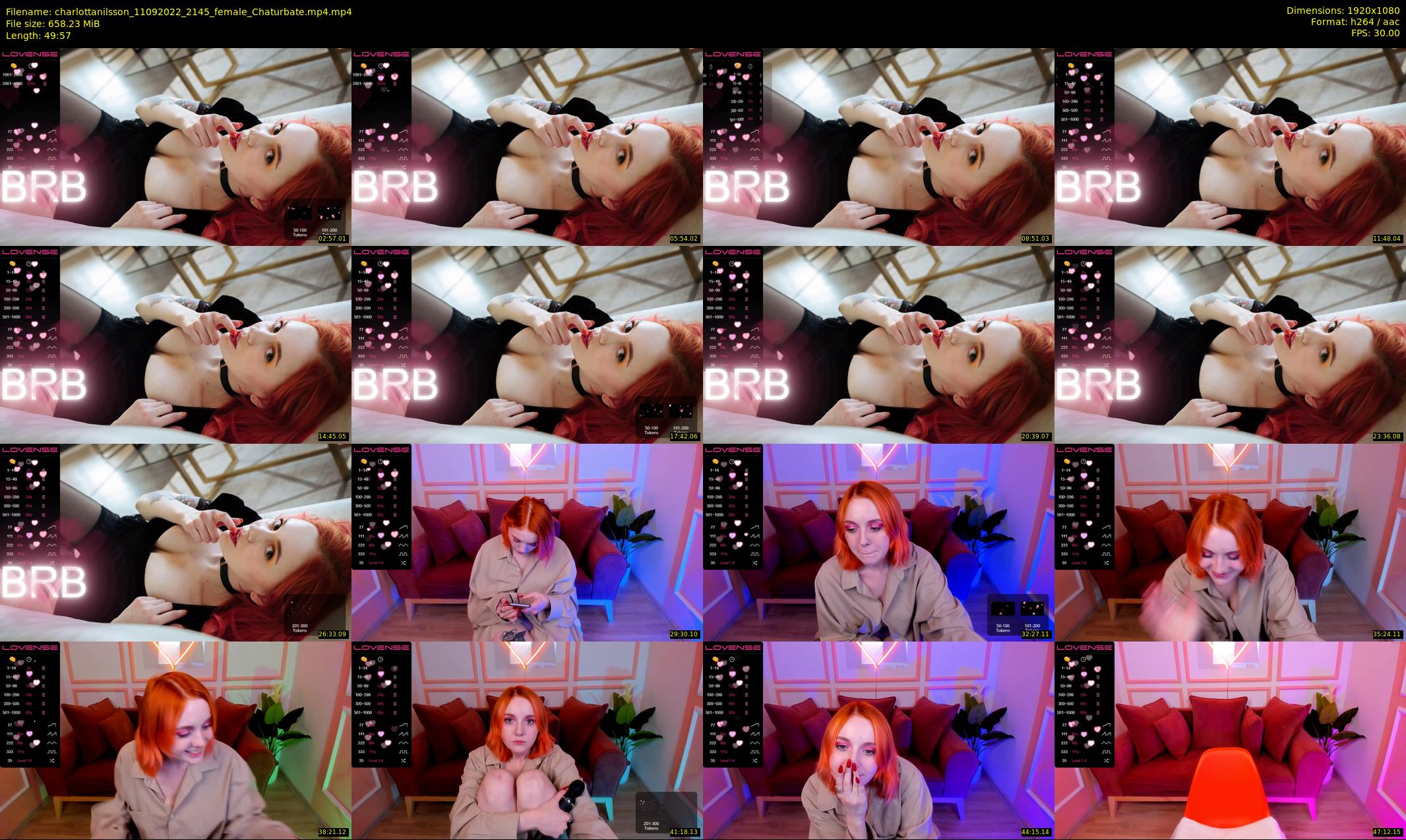 charlottanilsson — 50 minute Chaturbate female cam show recording, 1080p, Sep 11, 2022