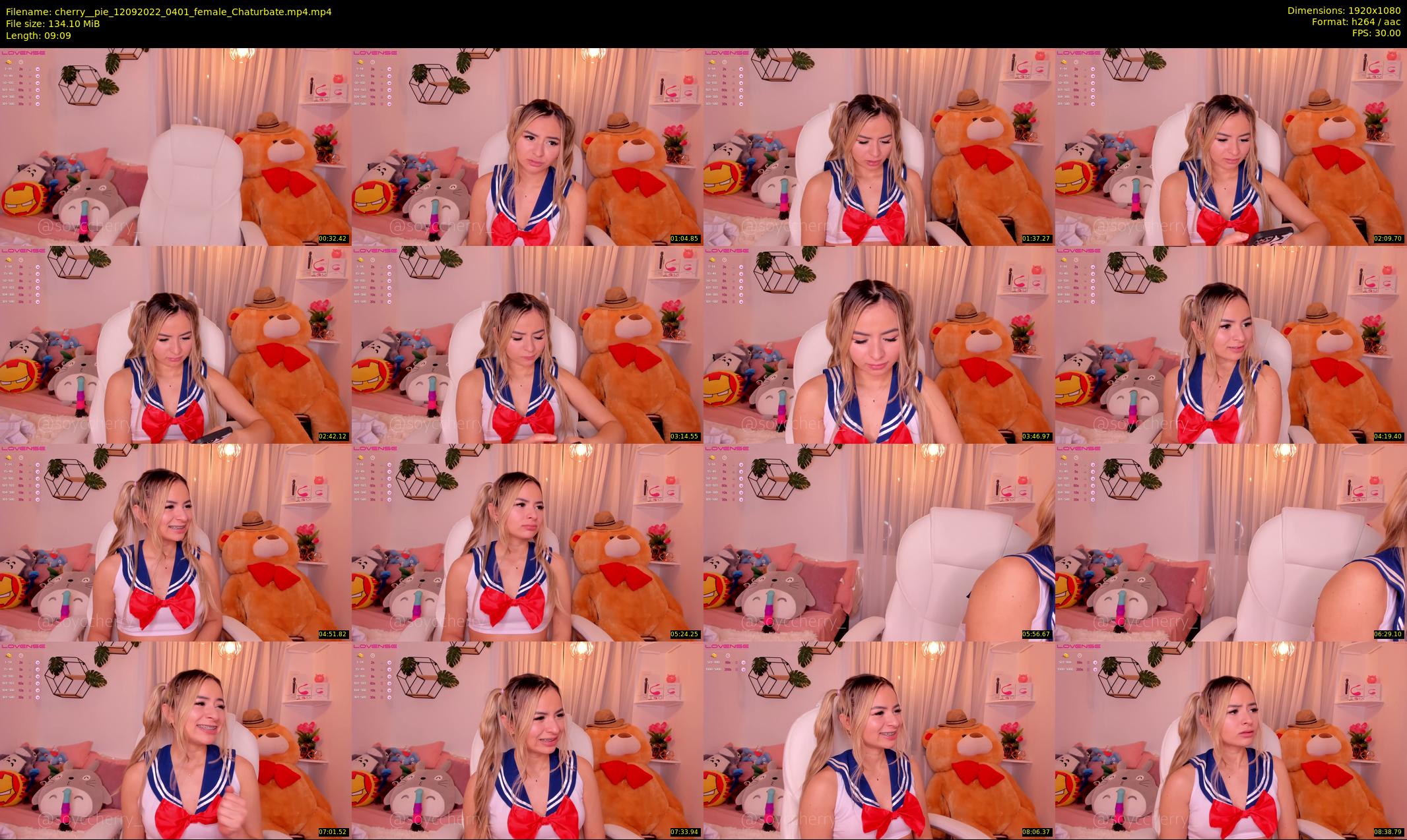 cherry__pie — 10 minute Chaturbate female cam show recording, 1080p, Sep 12, 2022