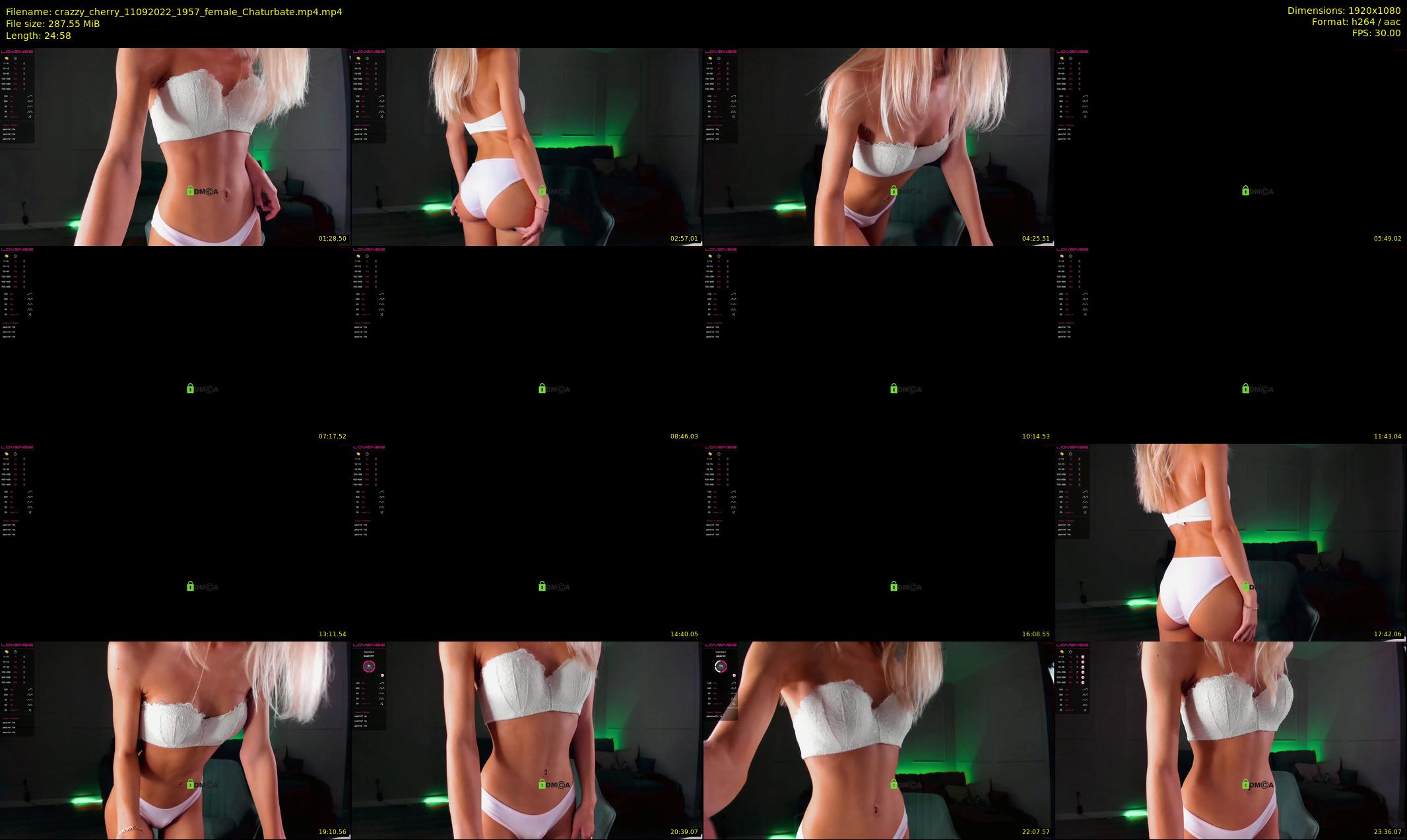 crazzy_cherry — 25 minute Chaturbate female cam show recording, 1080p, Sep 11, 2022
